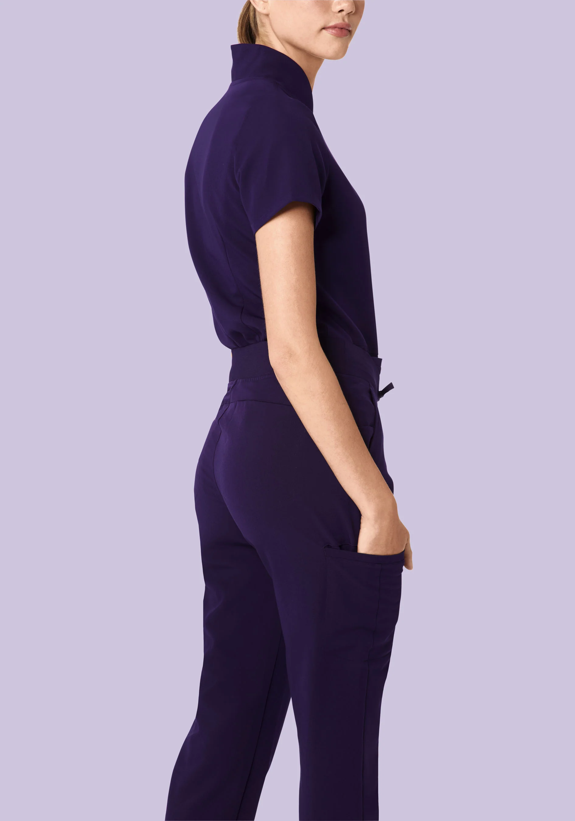 11 Pocket Joggers Eggplant - Image 5
