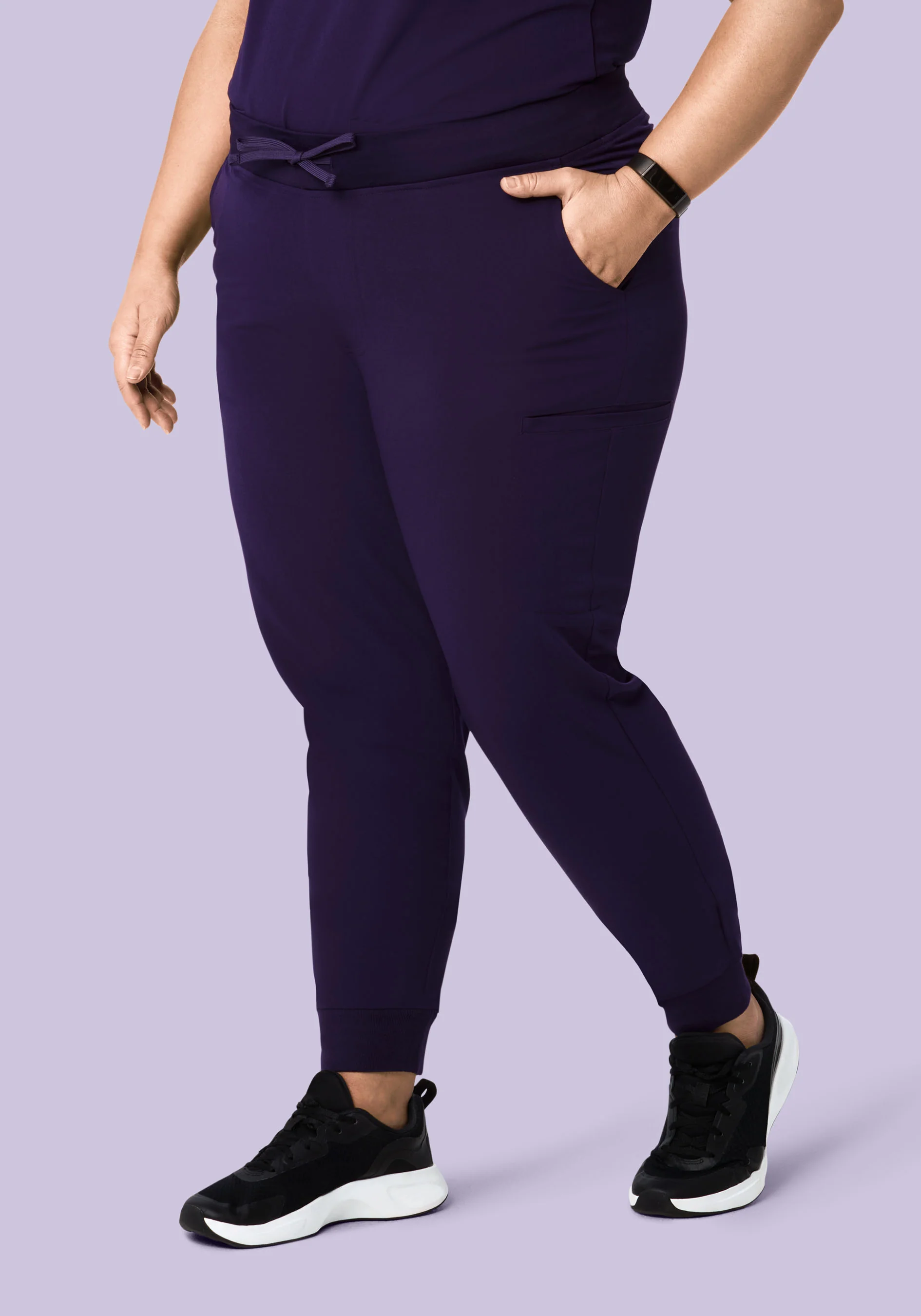 11 Pocket Joggers Eggplant - Image 6
