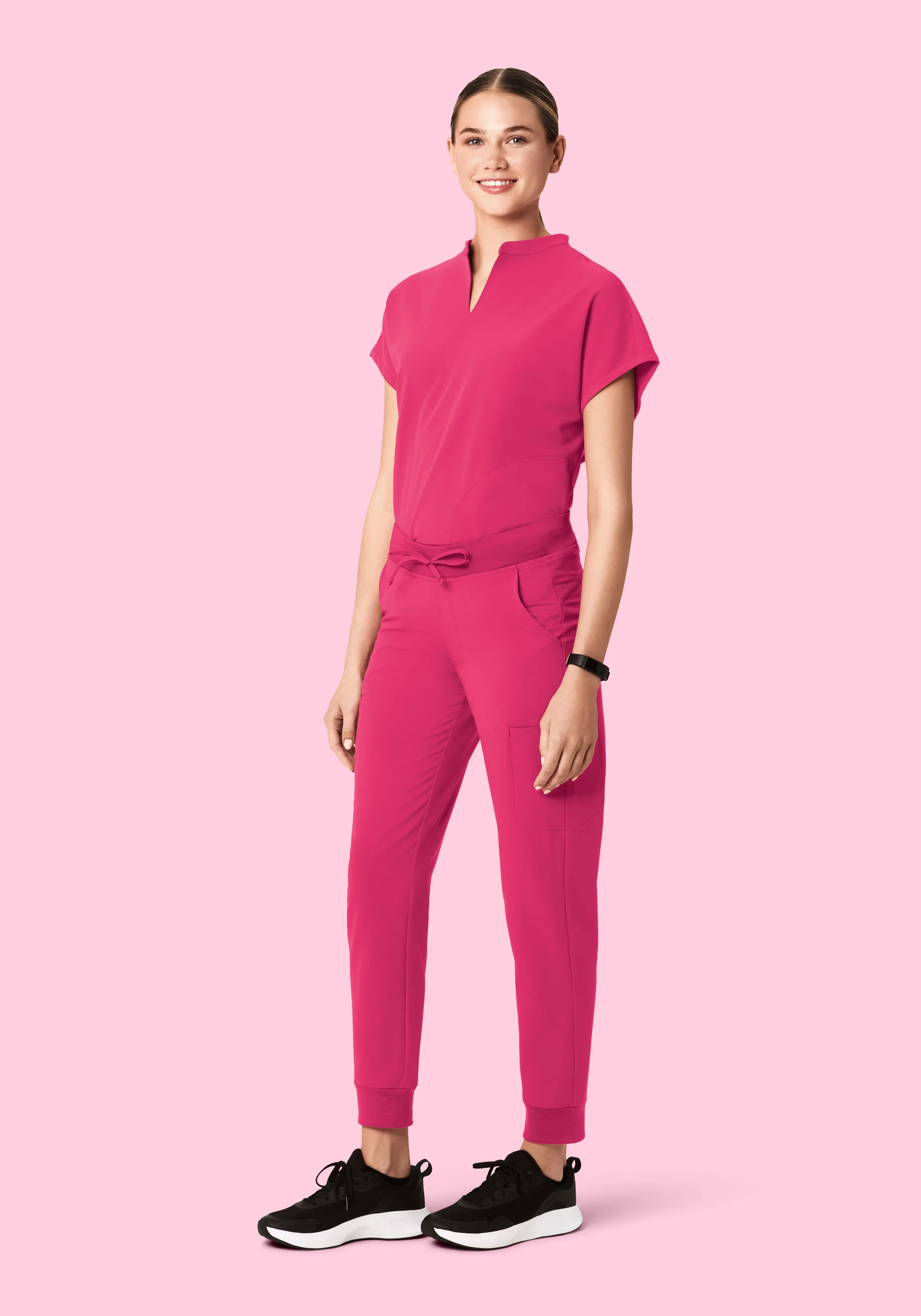 11 Pocket Joggers Hot Pink - Image 4