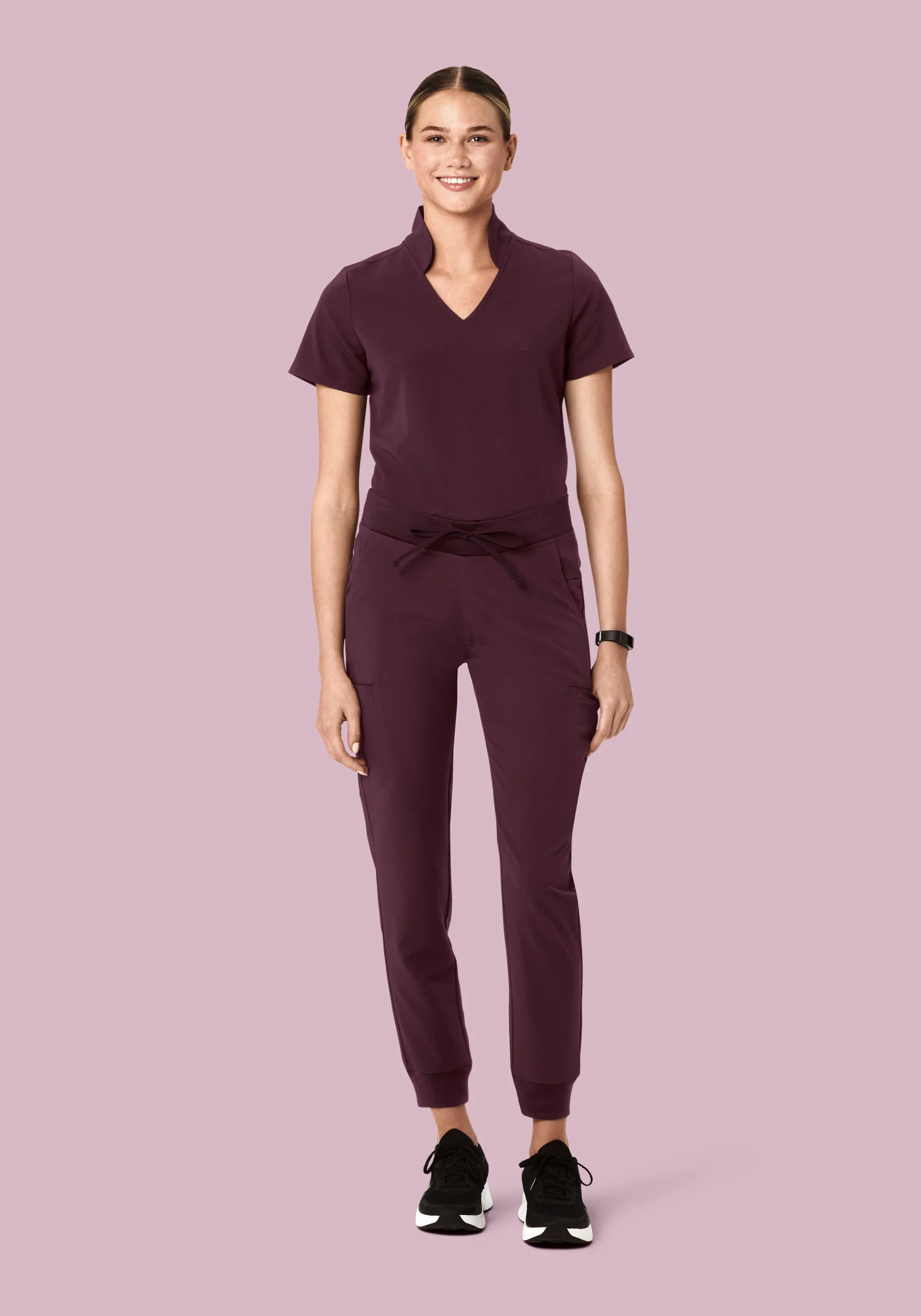 11 Pocket Joggers Merlot - Image 2