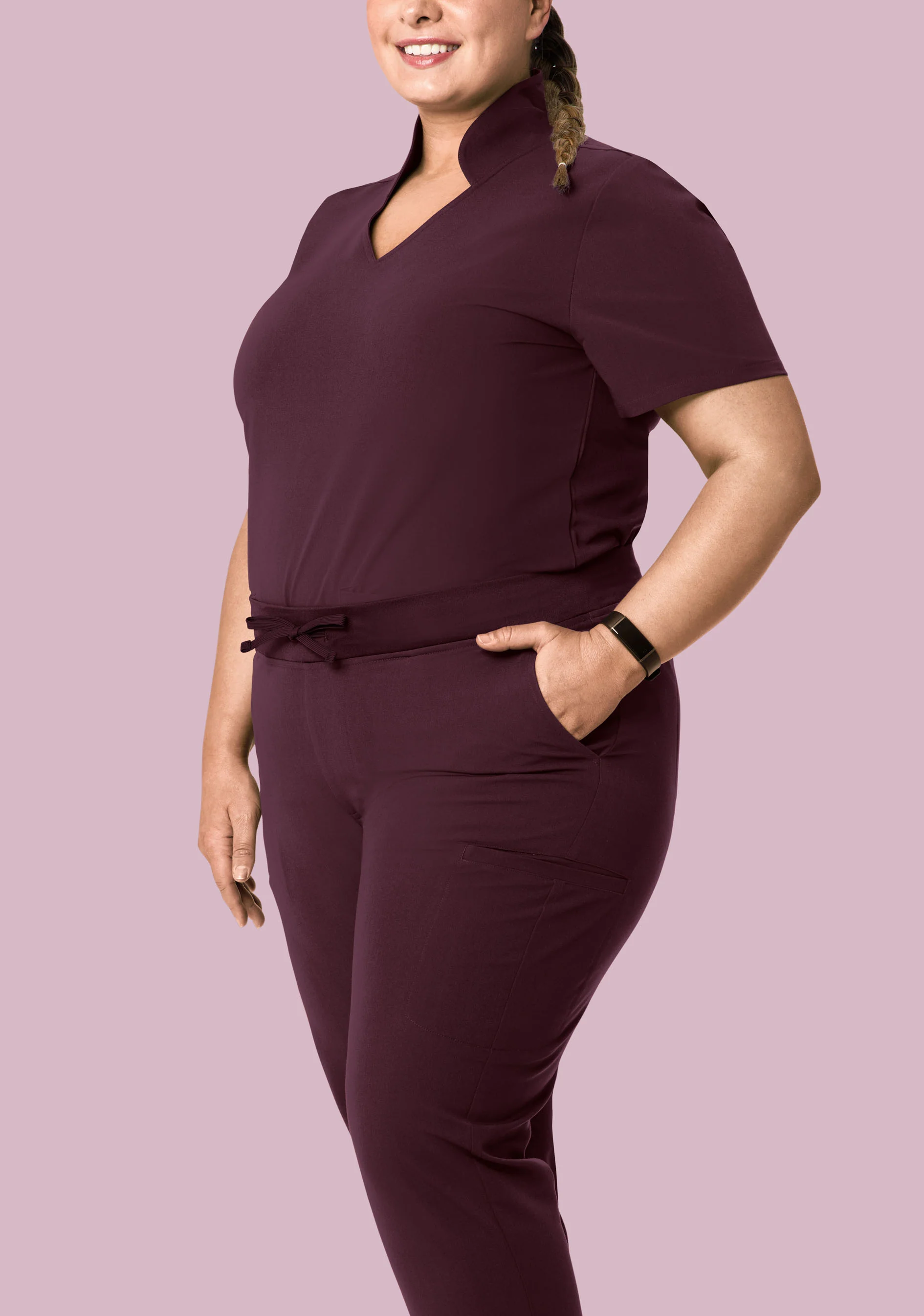 11 Pocket Joggers Merlot - Image 6