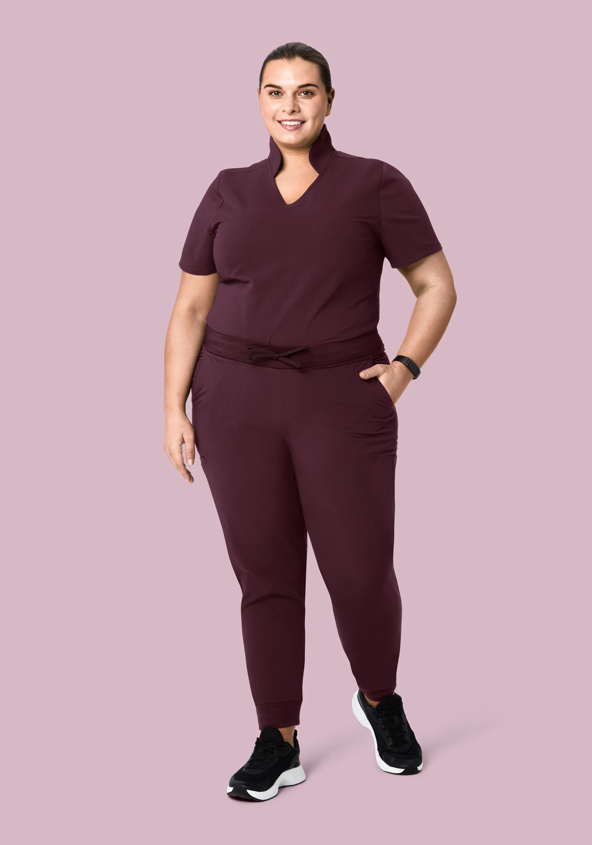 11 Pocket Joggers Merlot - Image 8