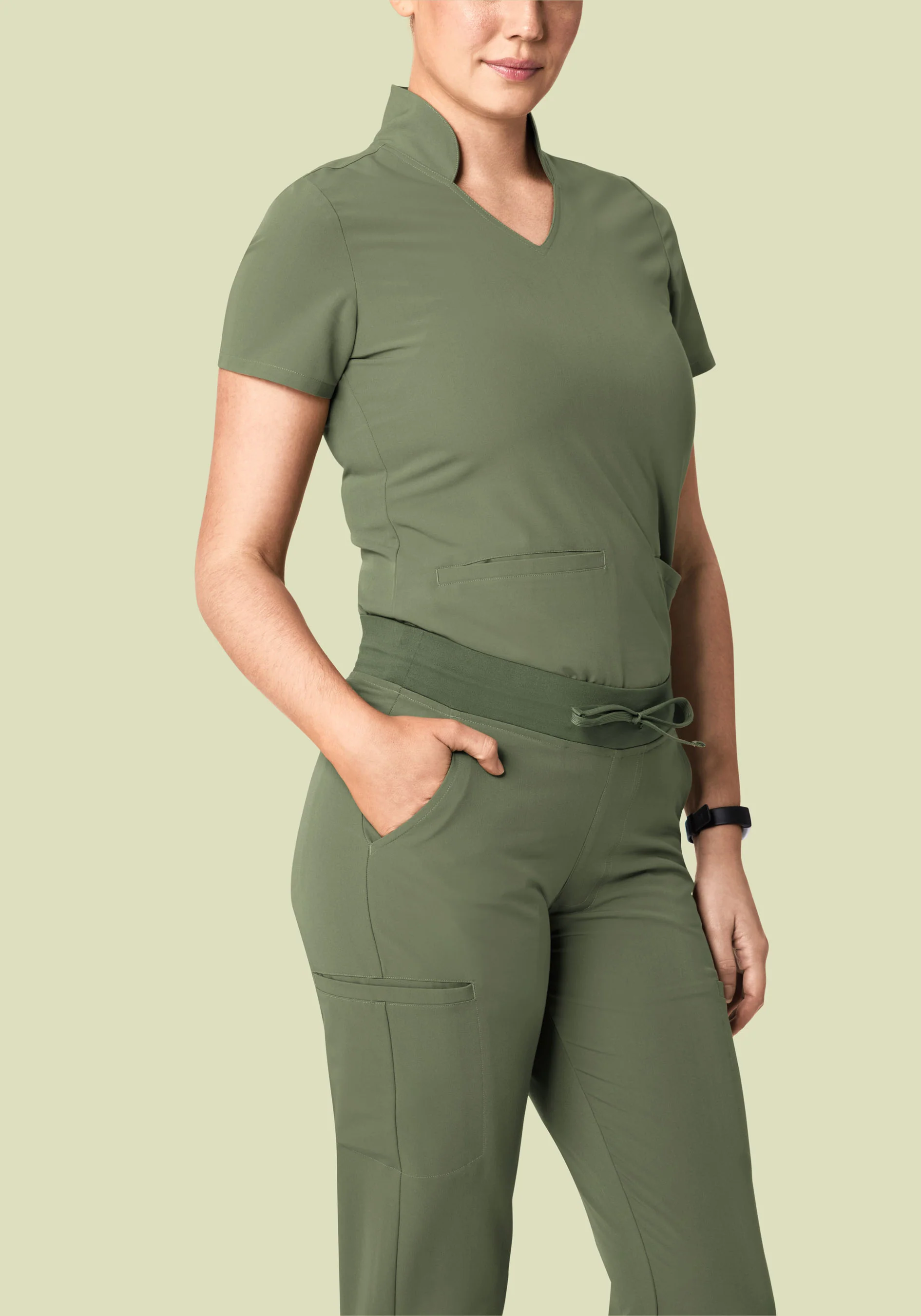 11 Pocket Joggers Sage - Image 3