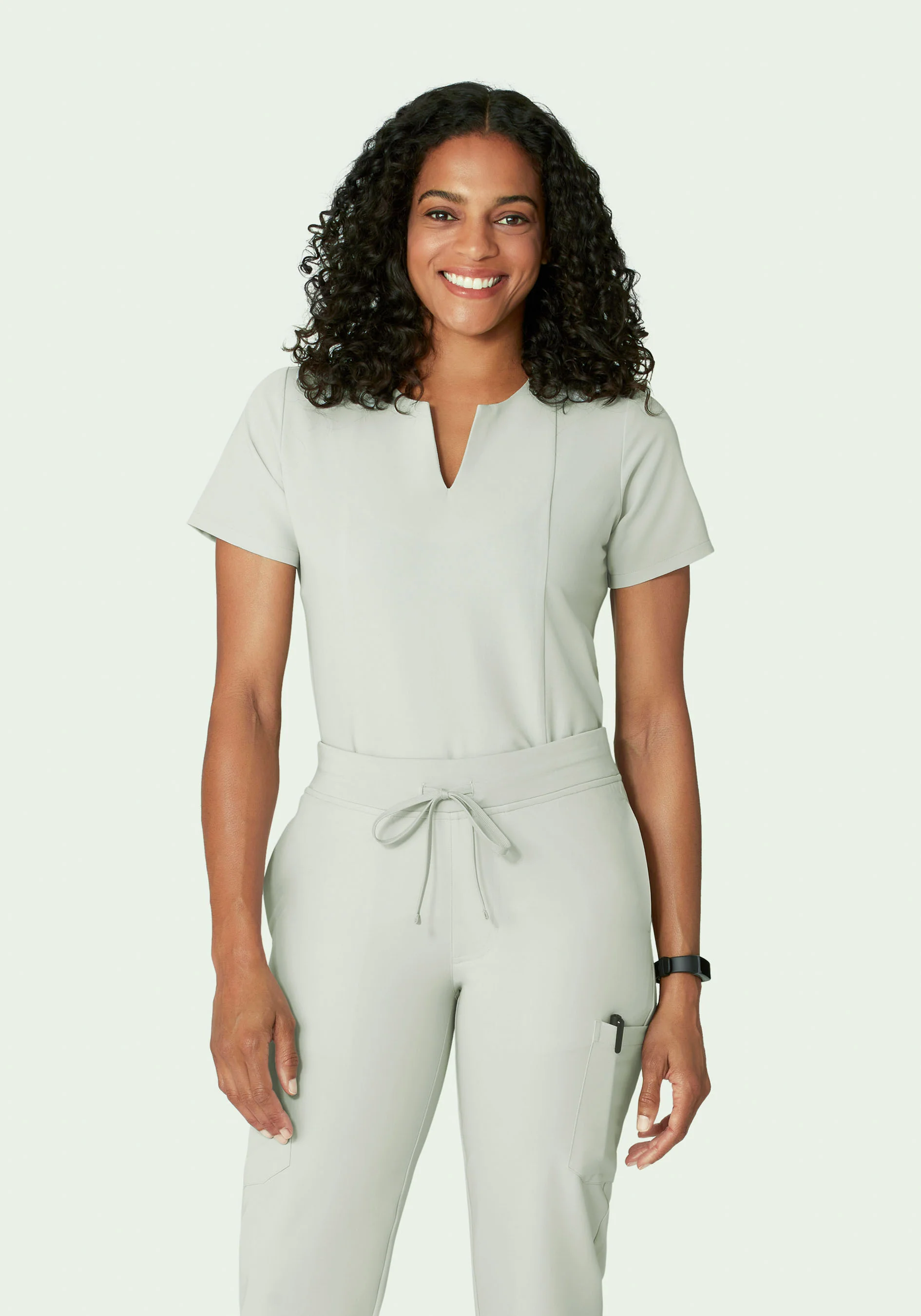 5 Pocket Notch Neck Top Northern Droplet - Image 2