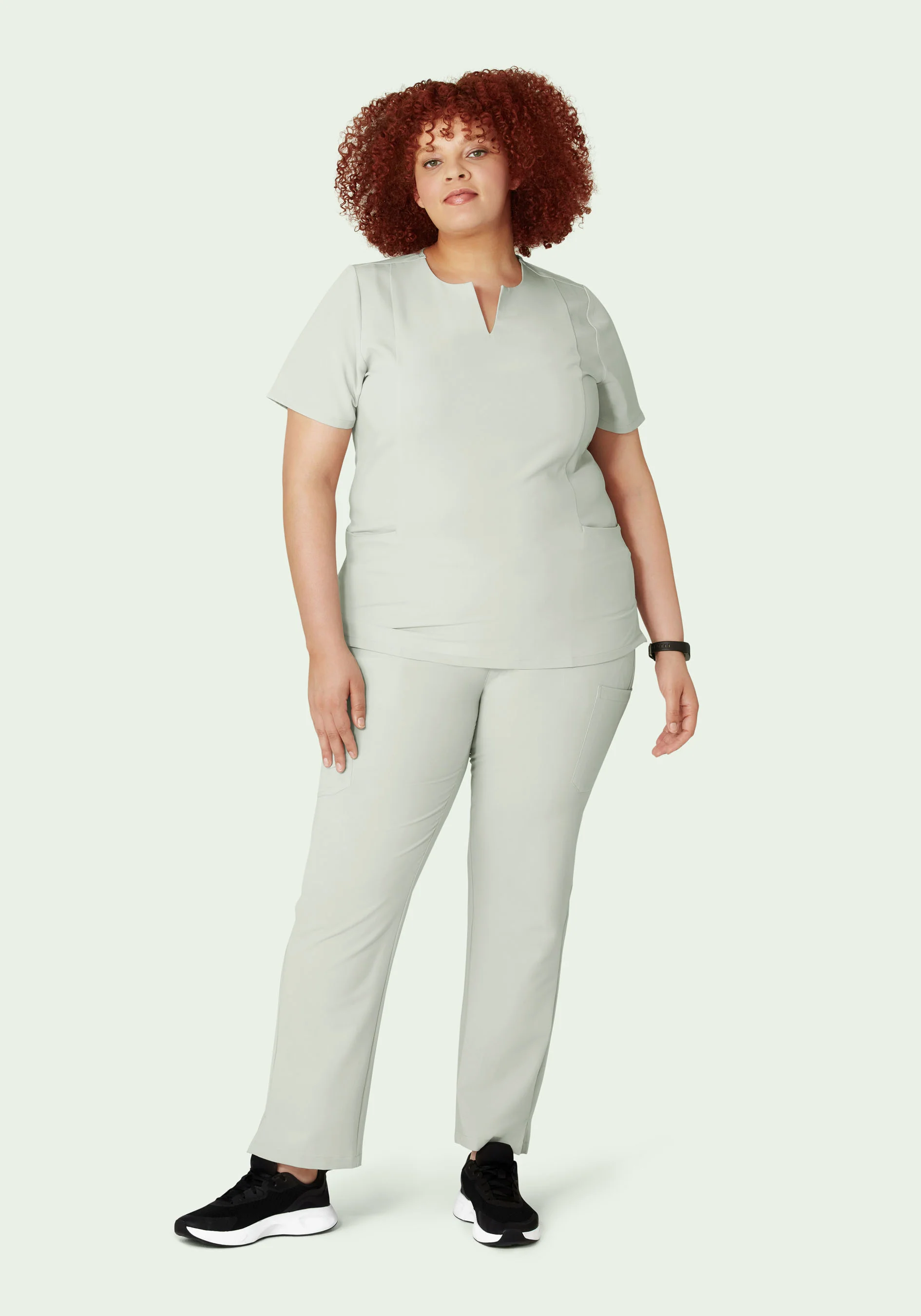 5 Pocket Notch Neck Top Northern Droplet - Image 8