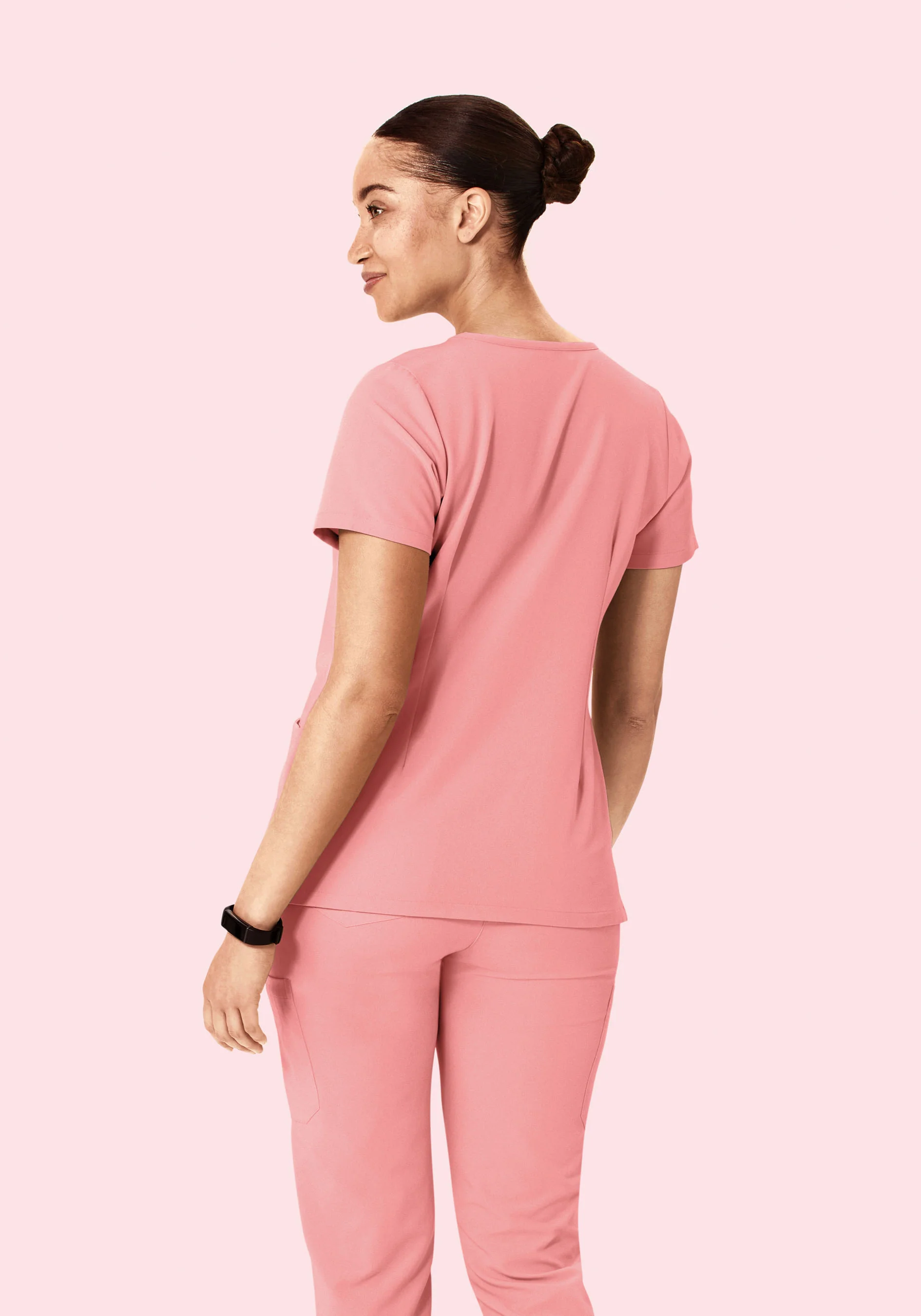 5 Pocket Notch Neck Top Sorbet - Image 4