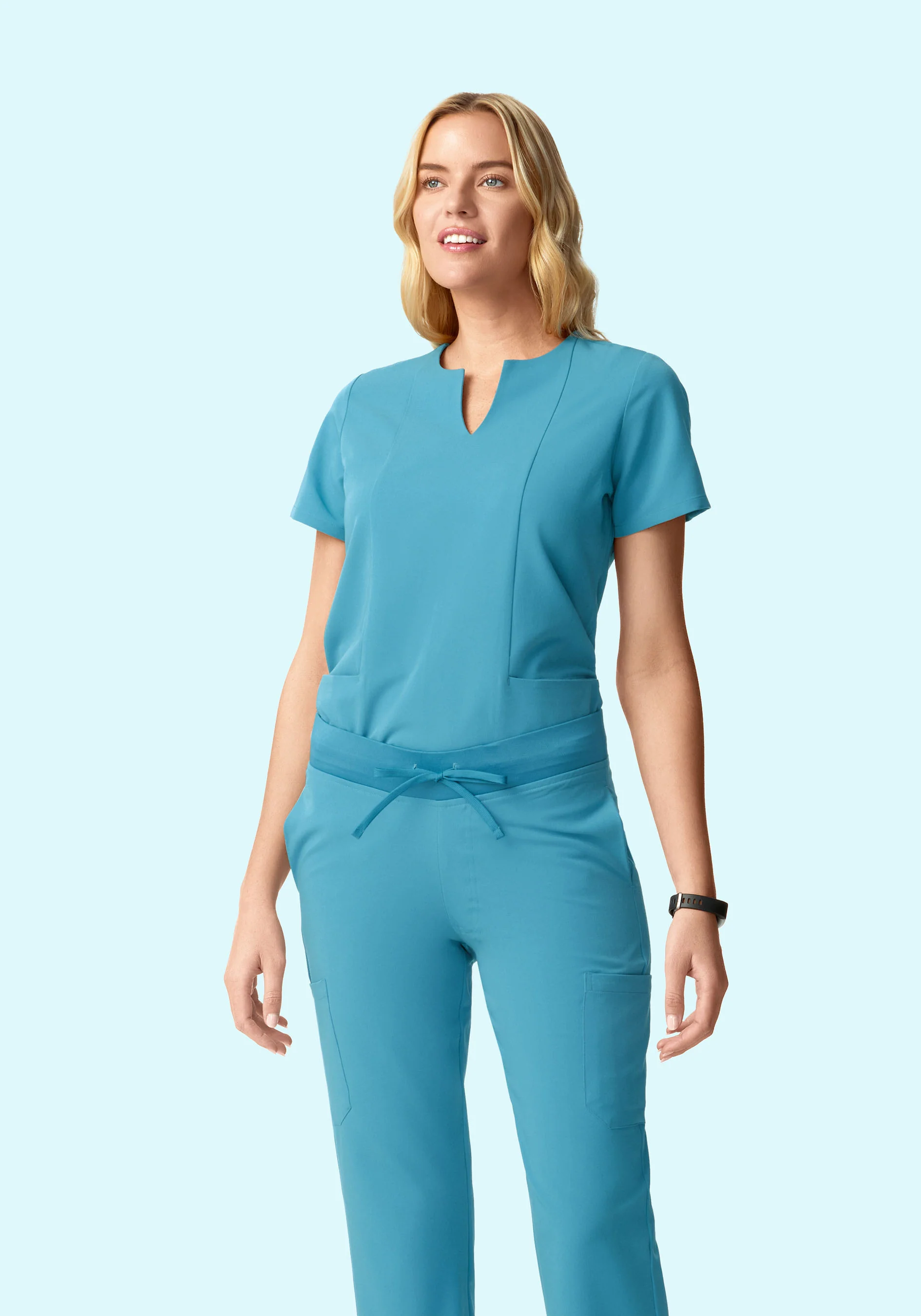 5 Pocket Notch Neck Top Wave - Image 2