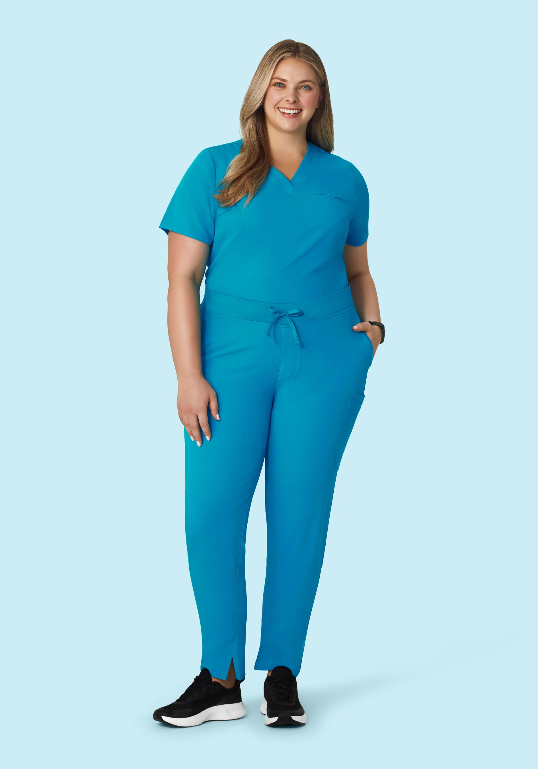 6 Pocket Slim Pants Azure - Image 5
