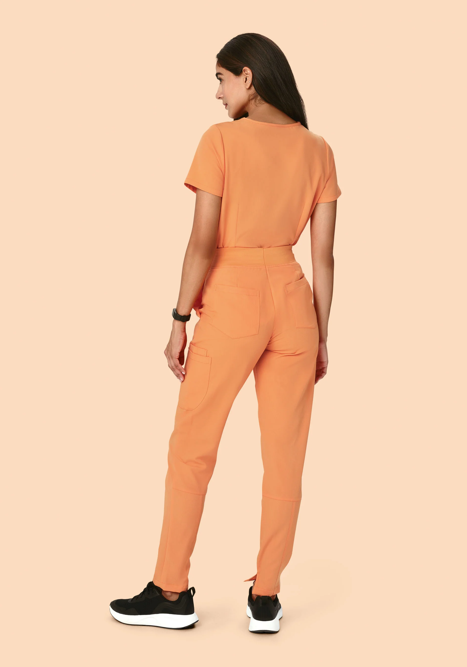 6 Pocket Slim Pants Cantaloupe - Image 4