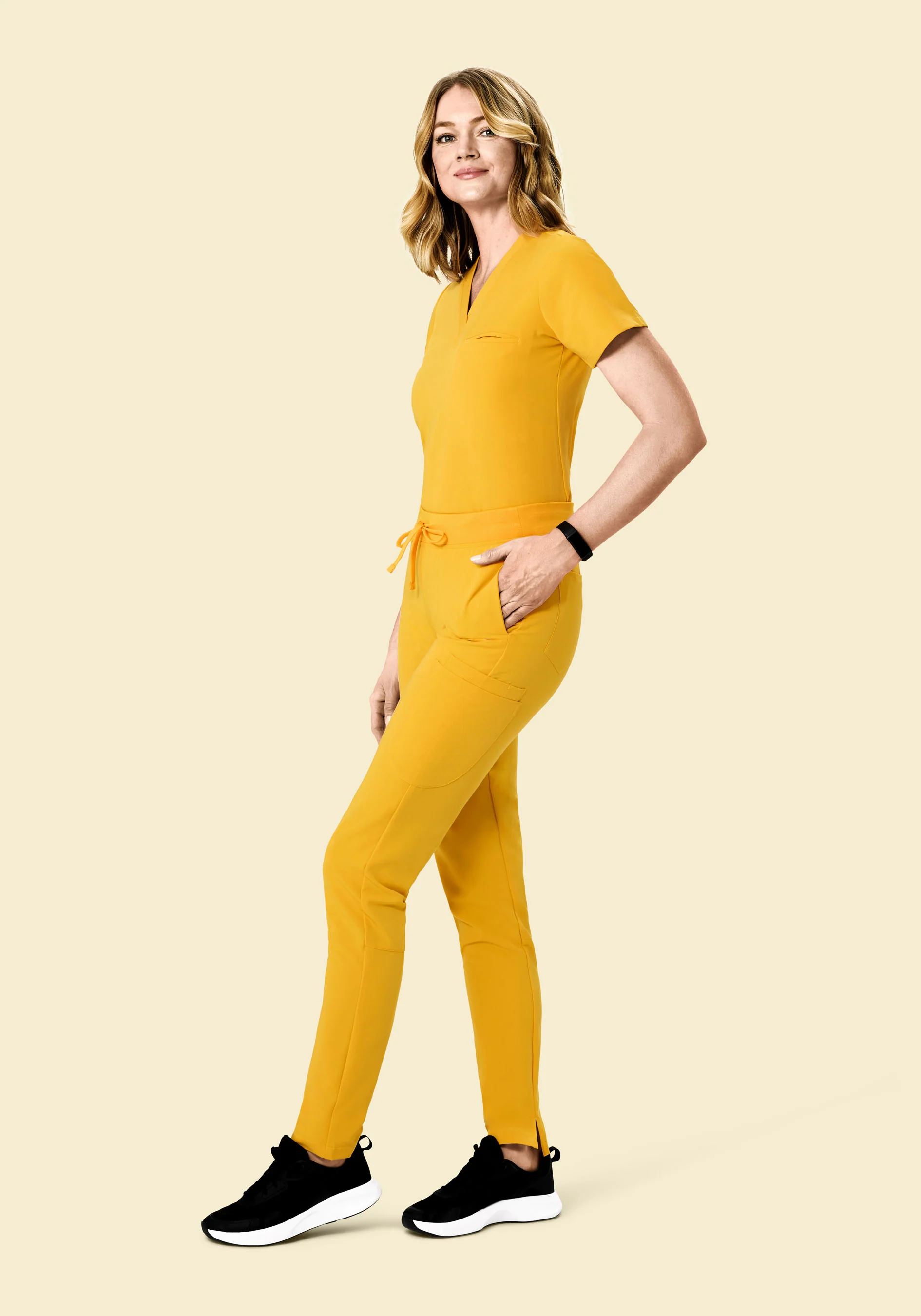 6 Pocket Slim Pants Dijon - Image 2