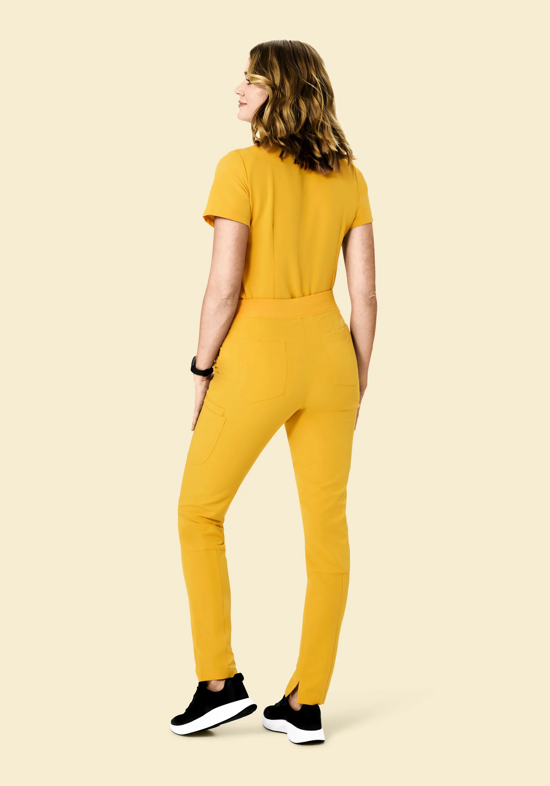 6 Pocket Slim Pants Dijon - Image 6
