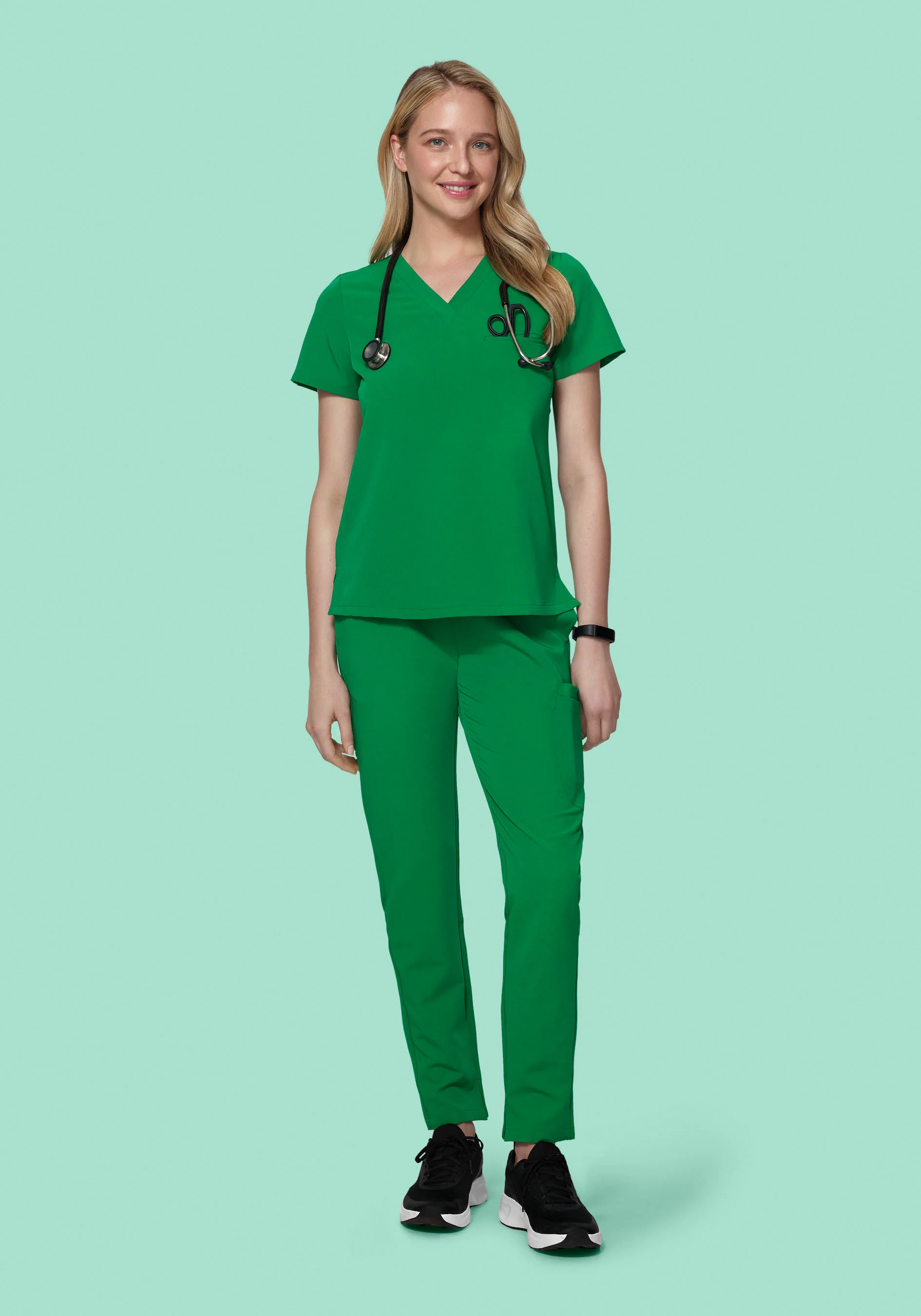 6 Pocket Slim Pants Emerald - Image 6