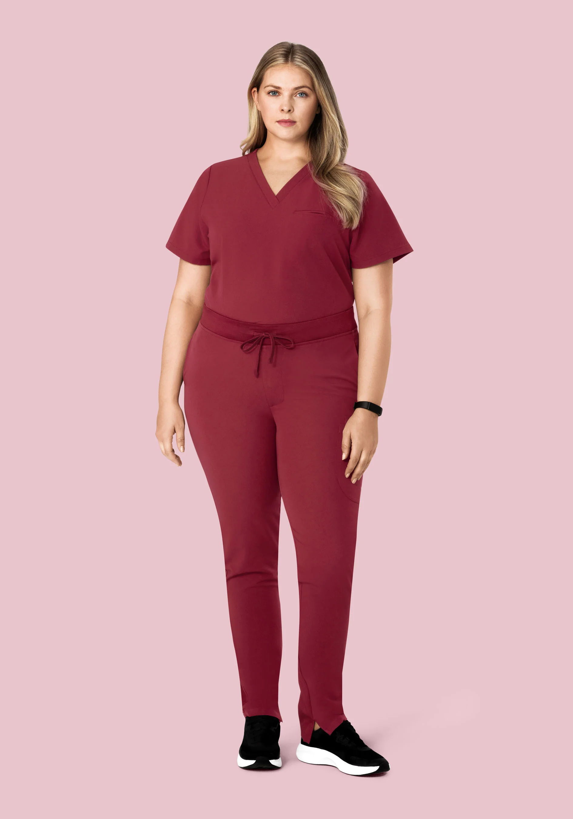 6 Pocket Slim Pants Garnet - Image 6
