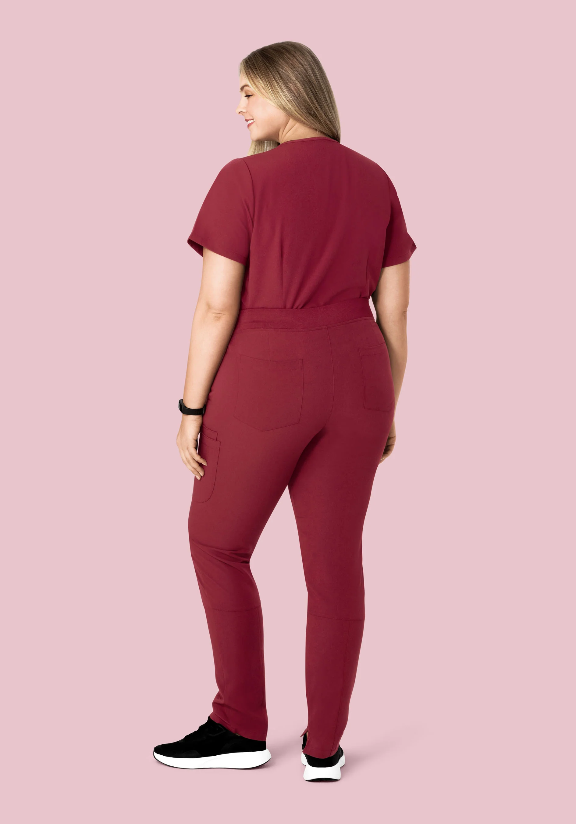 6 Pocket Slim Pants Garnet - Image 8