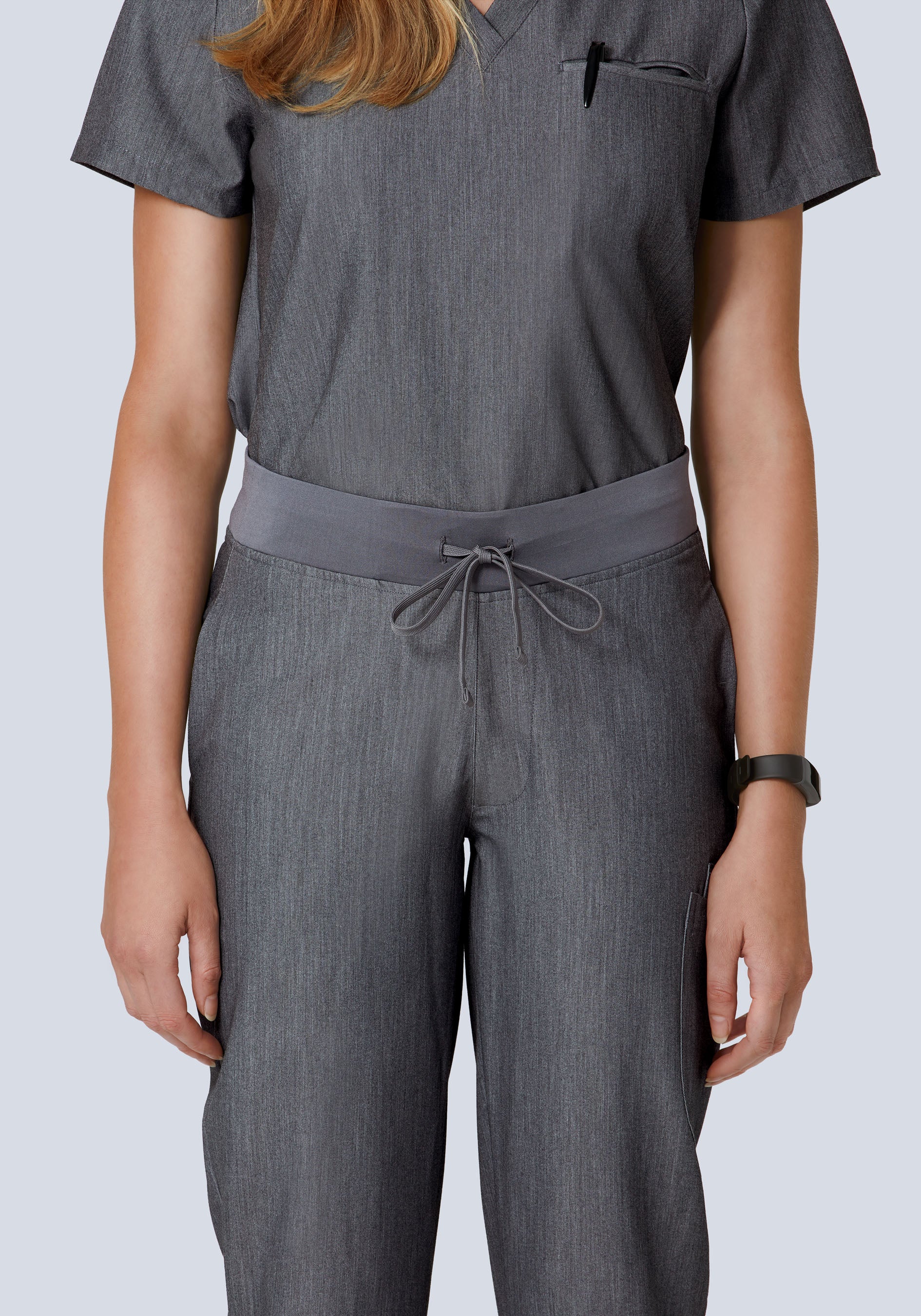 6 Pocket Slim Pants Gray - Image 3