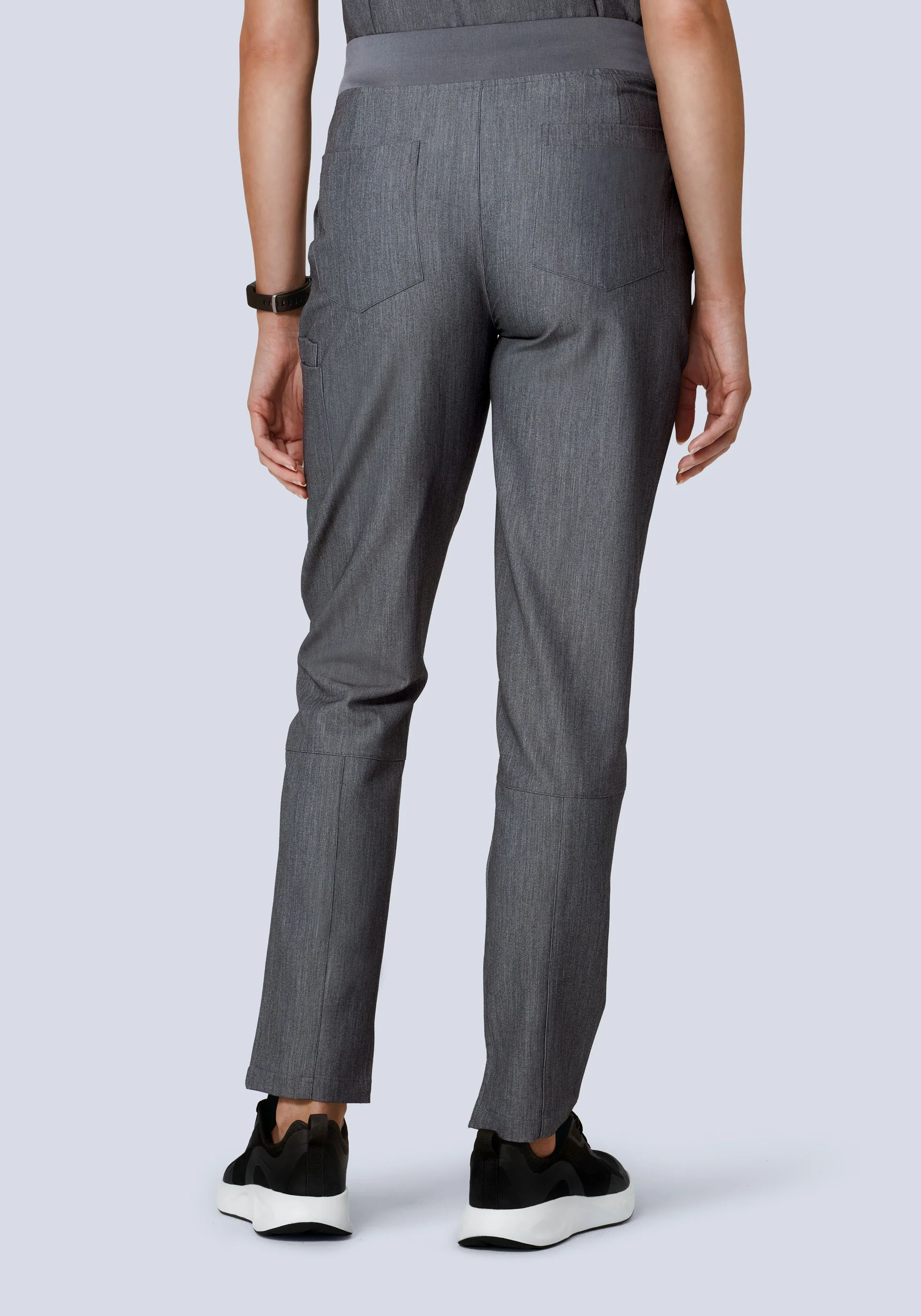 6 Pocket Slim Pants Gray - Image 5