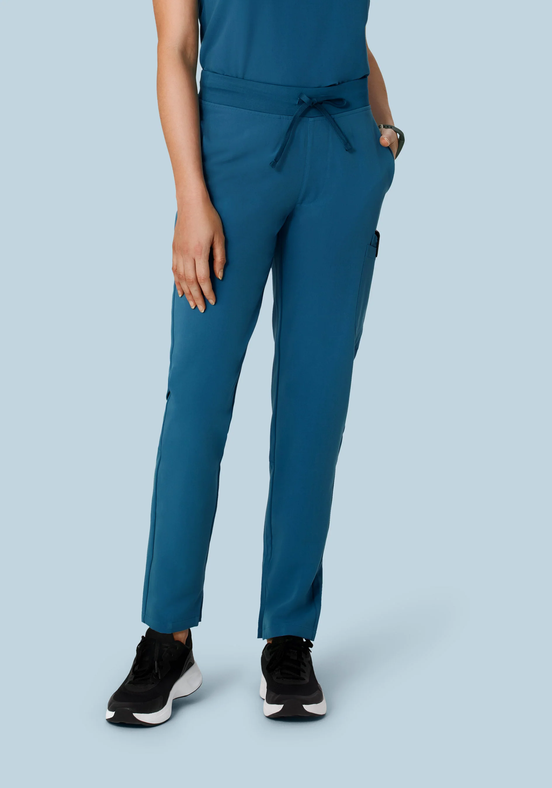6 Pocket Slim Pants Harbor Blue