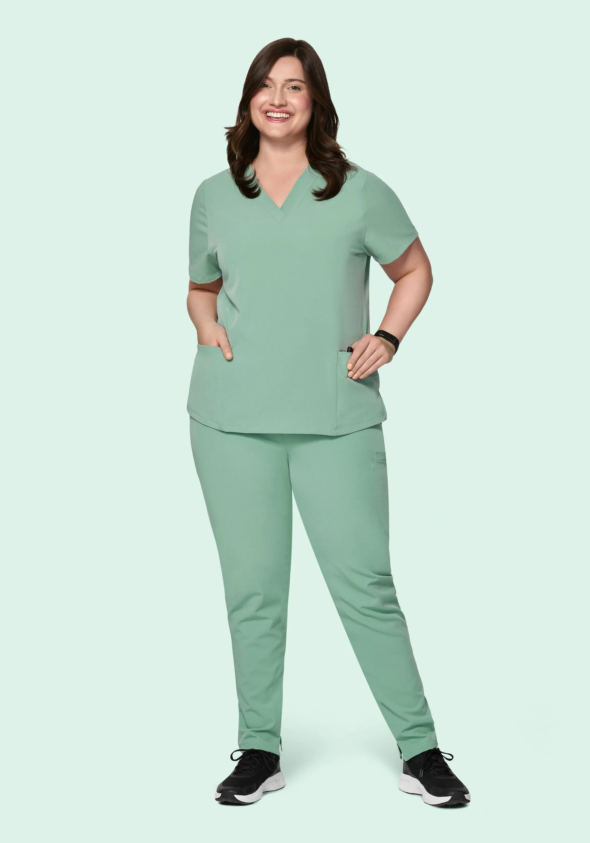 6 Pocket Slim Pants Jade - Image 7