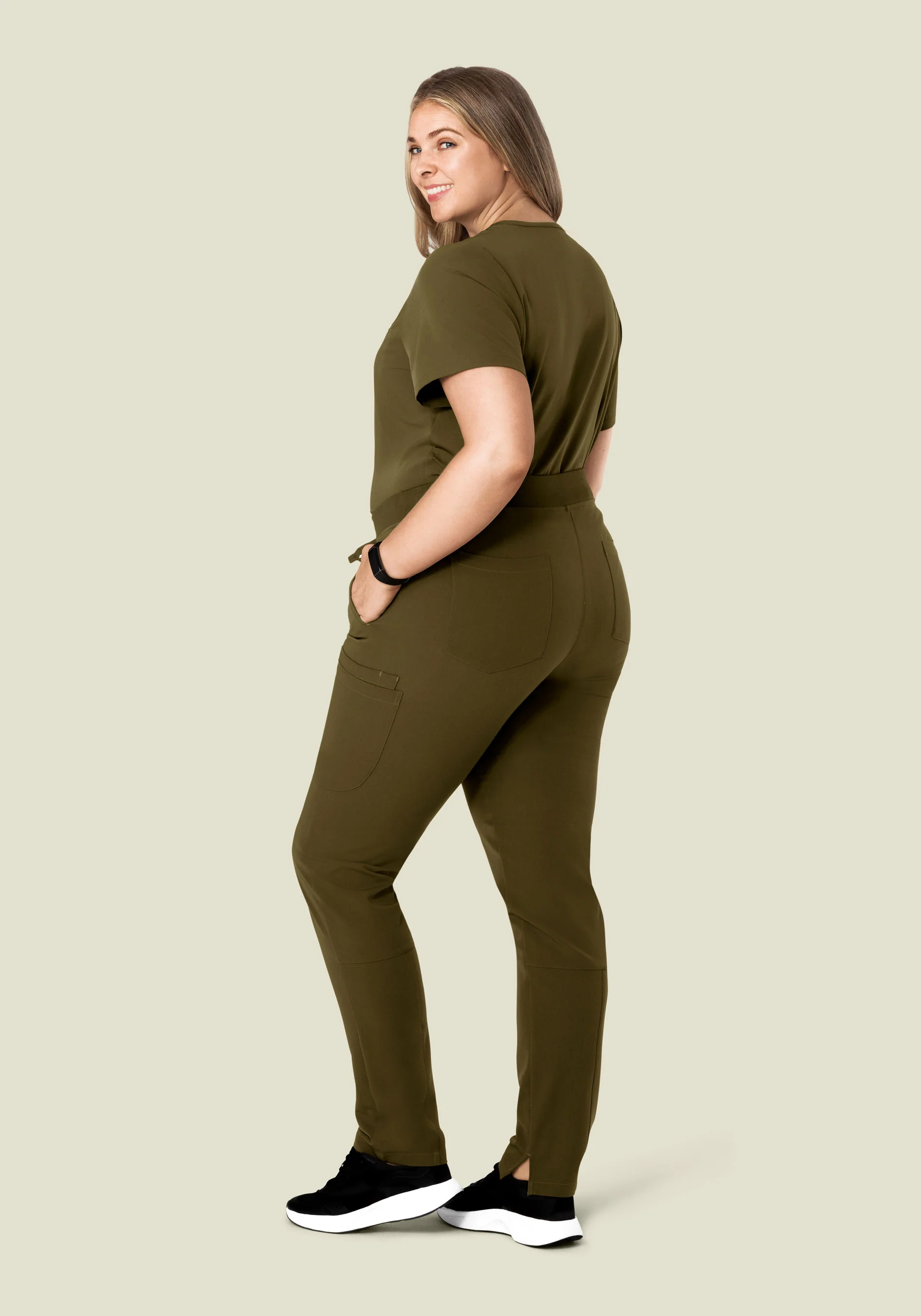 6 Pocket Slim Pants Manzanilla - Image 8