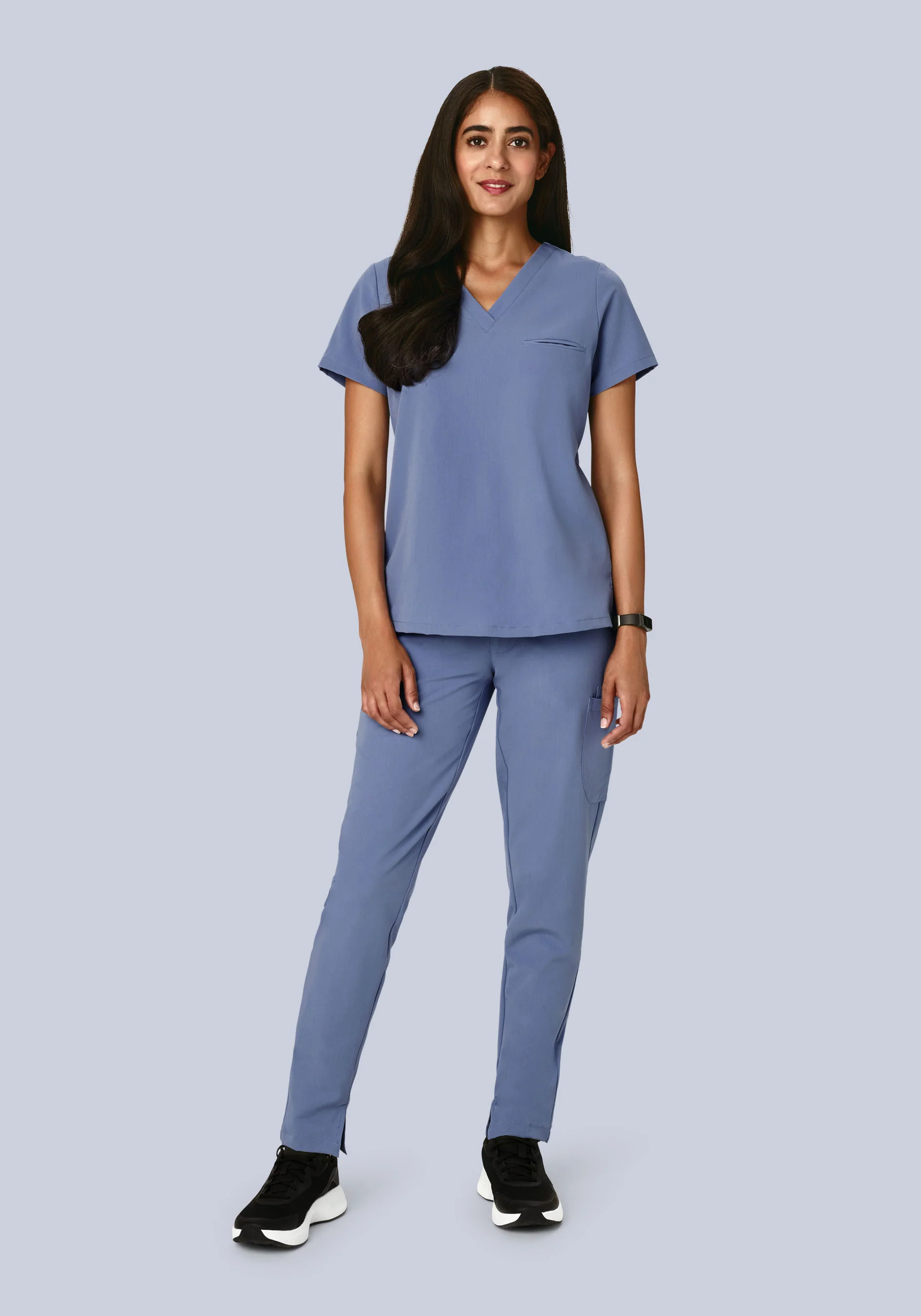 6 Pocket Slim Pants Periwinkle - Image 2