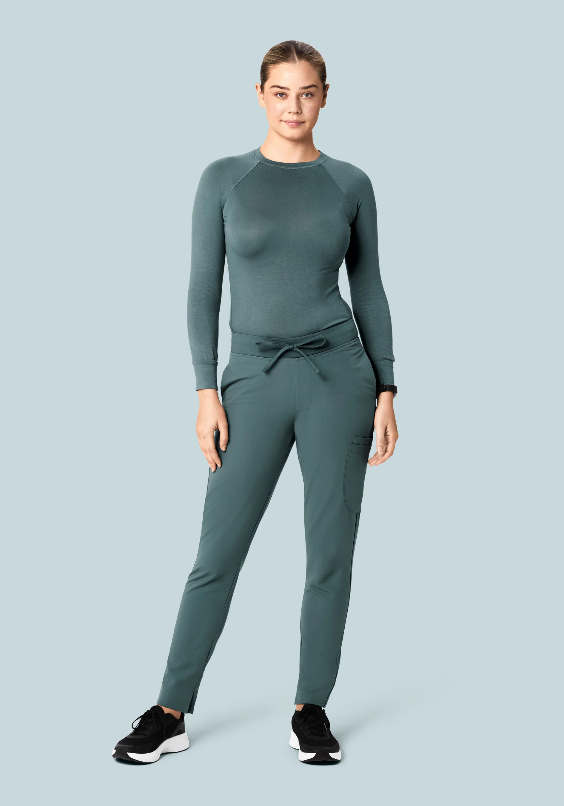 6 Pocket Slim Pants Stormy Sky - Image 2