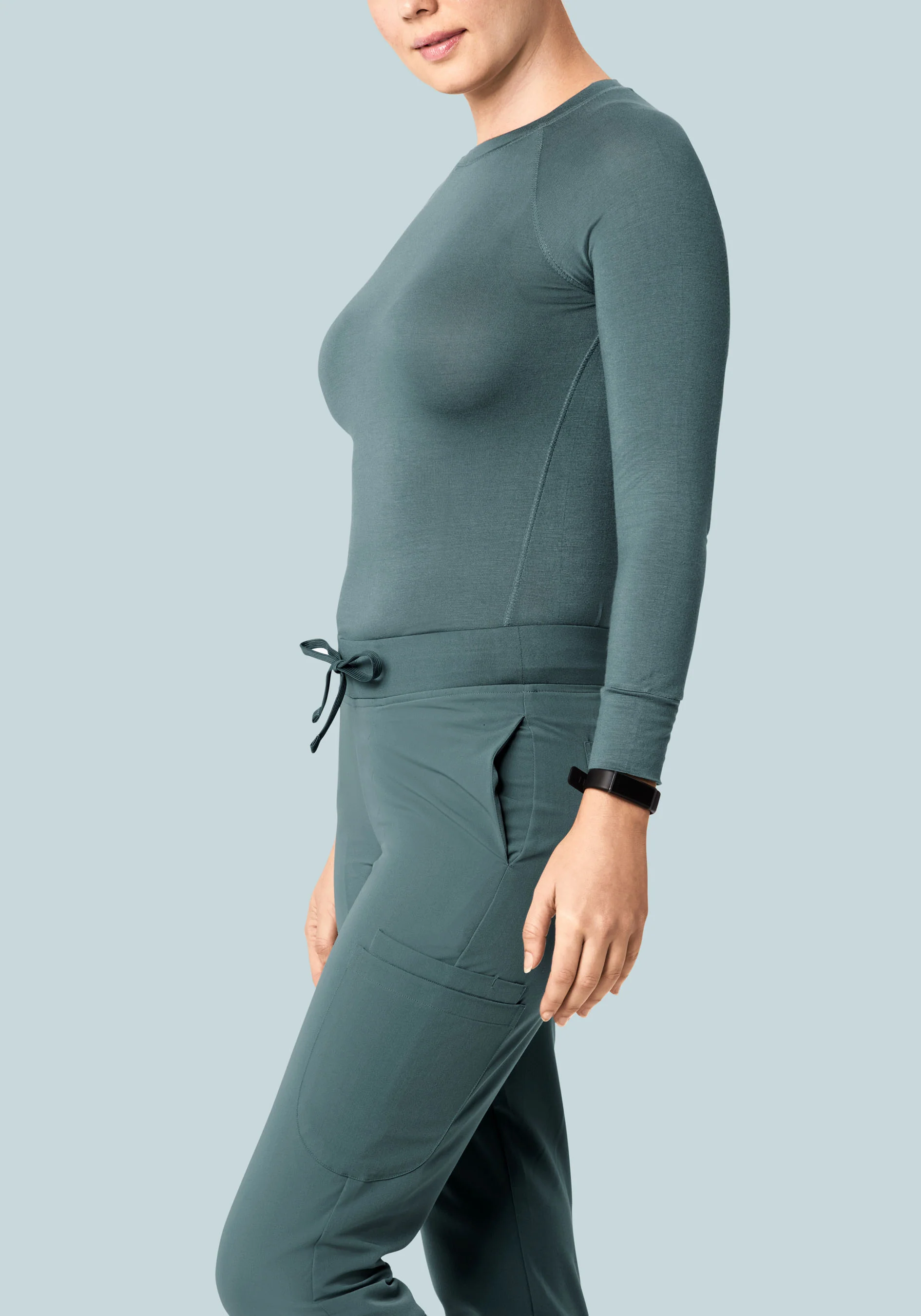 6 Pocket Slim Pants Stormy Sky - Image 3