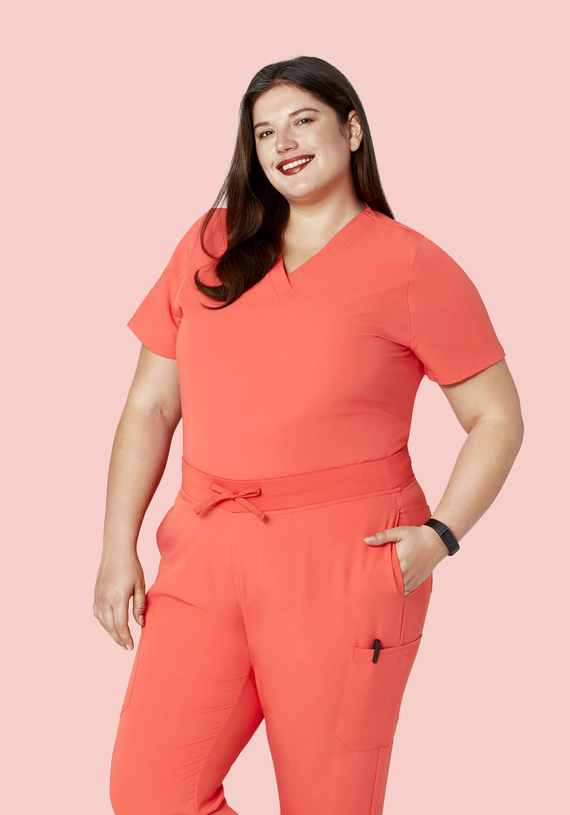 6 Pocket Top Coral - Image 6