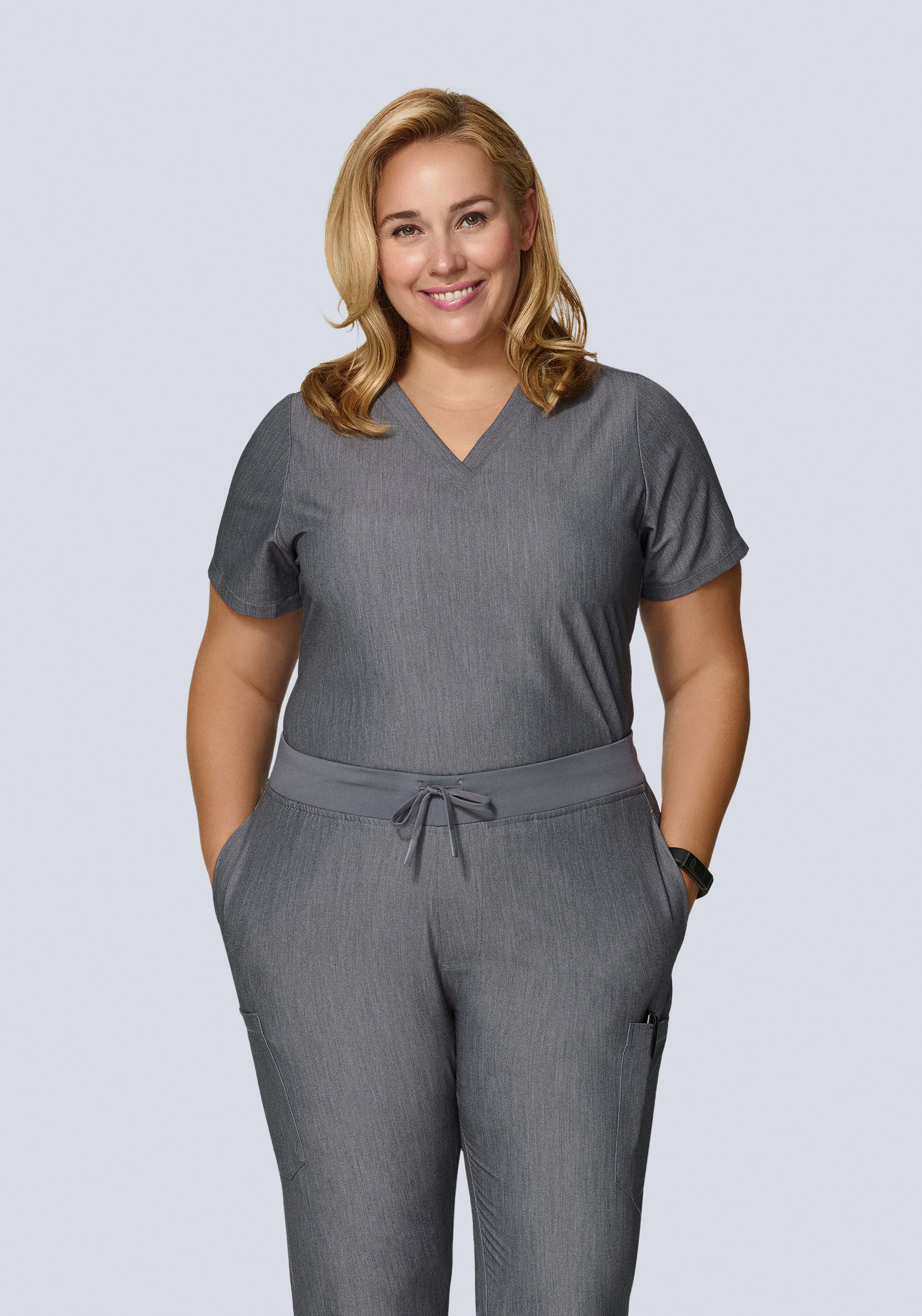 6 Pocket Top Gray - Image 4