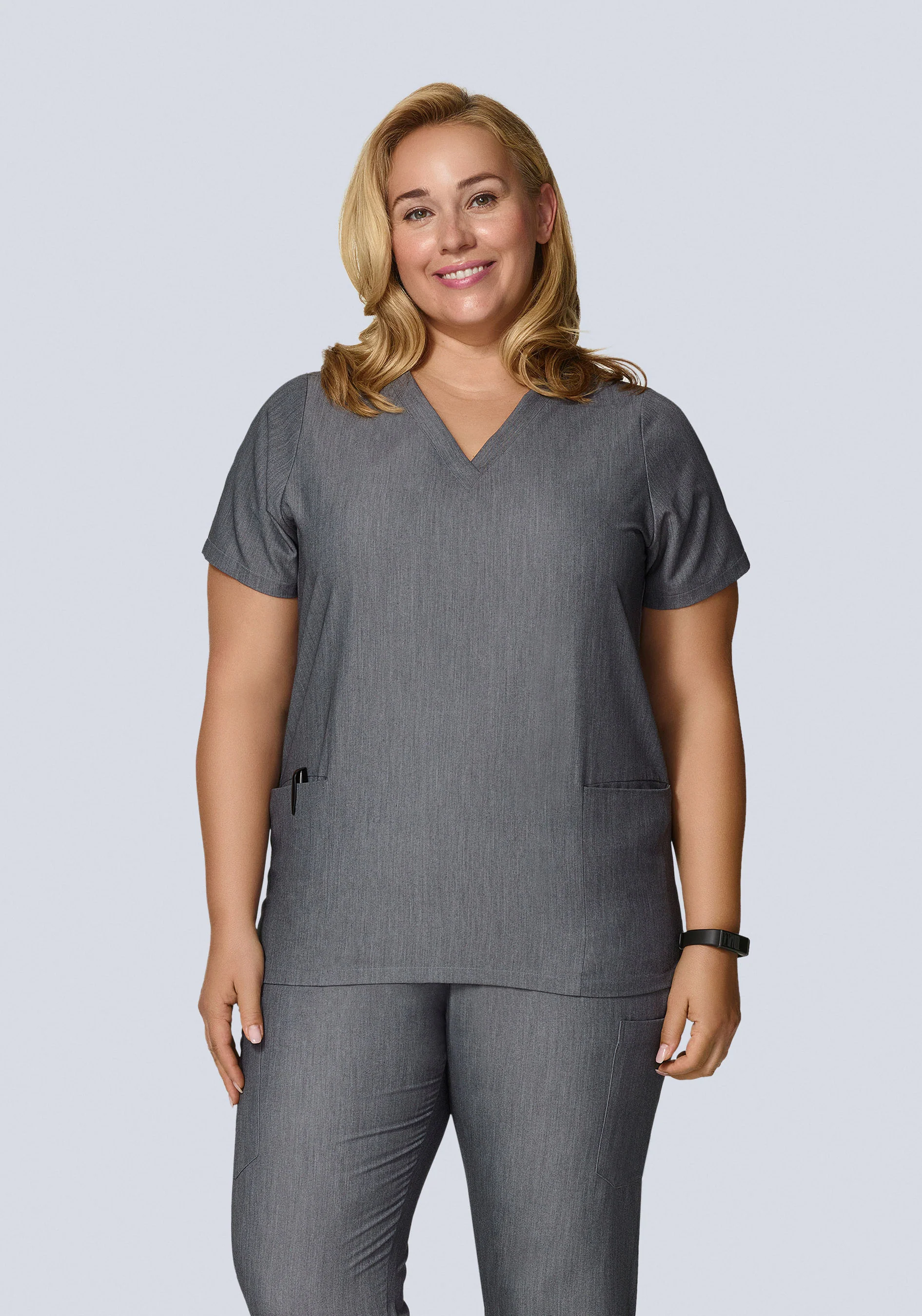 6 Pocket Top Gray - Image 5