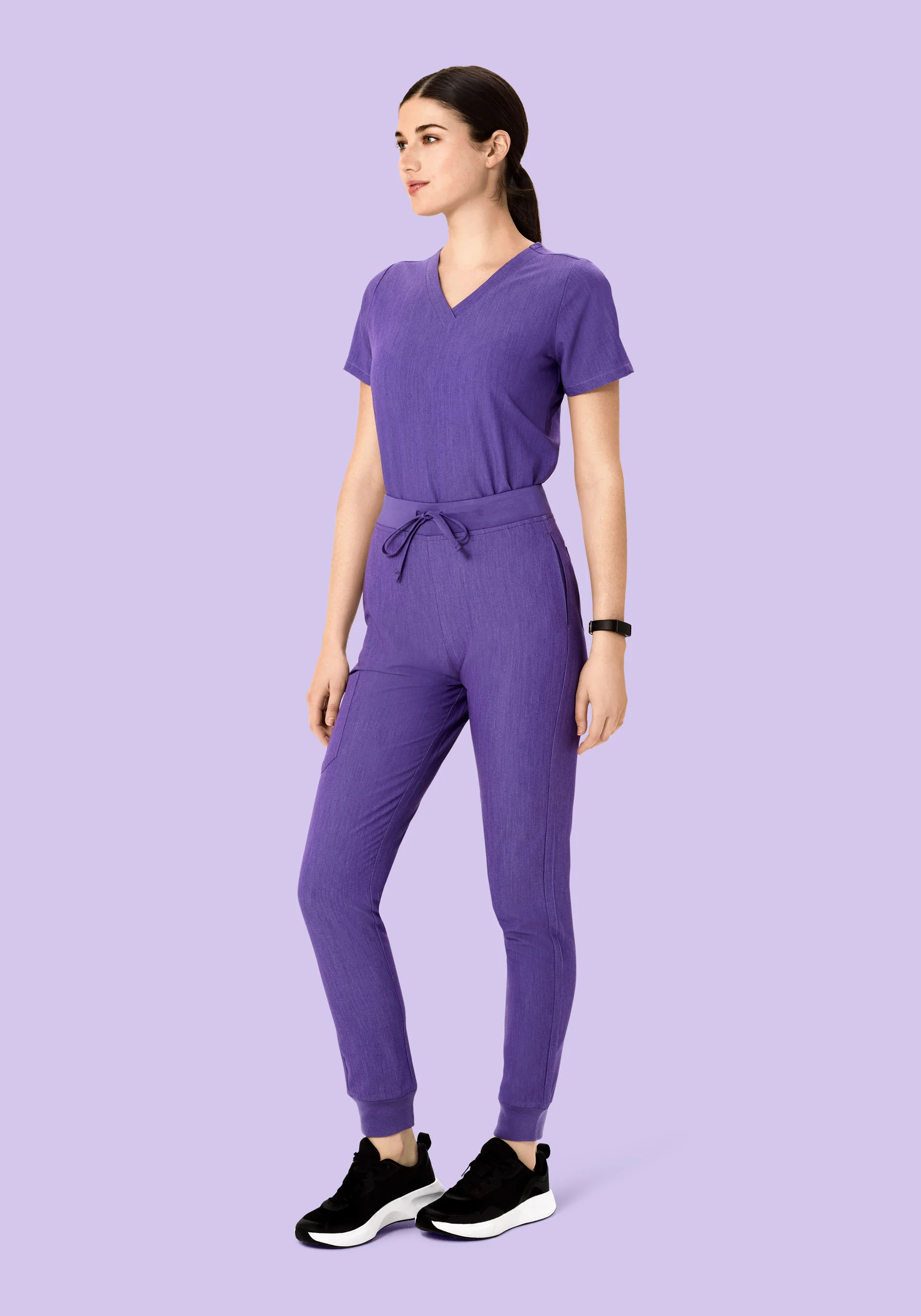 6 Pocket Top Heather Grape - Image 3