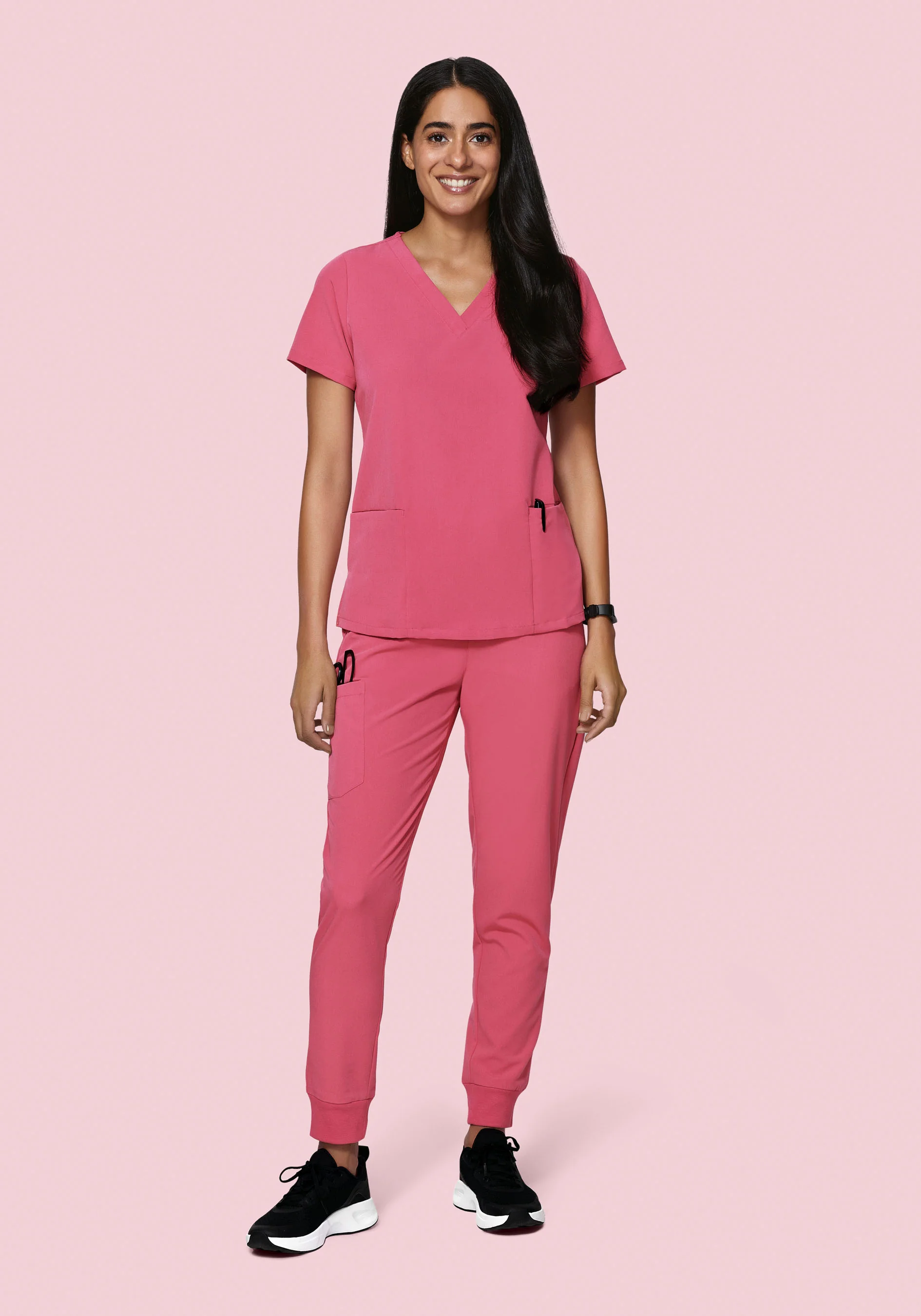 6 Pocket Top Jaipur Pink - Image 4