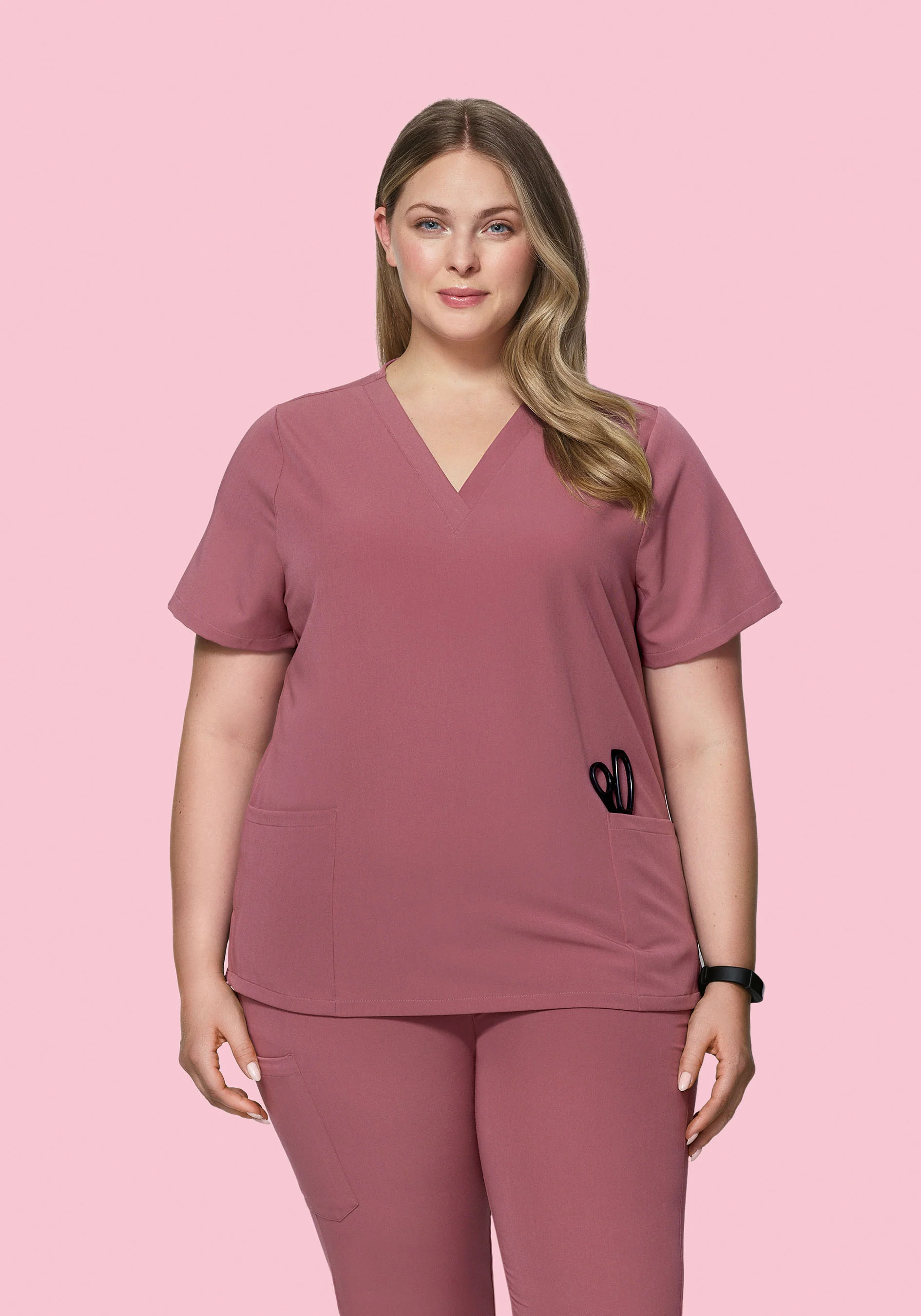 6 Pocket Top Mauve - Image 4