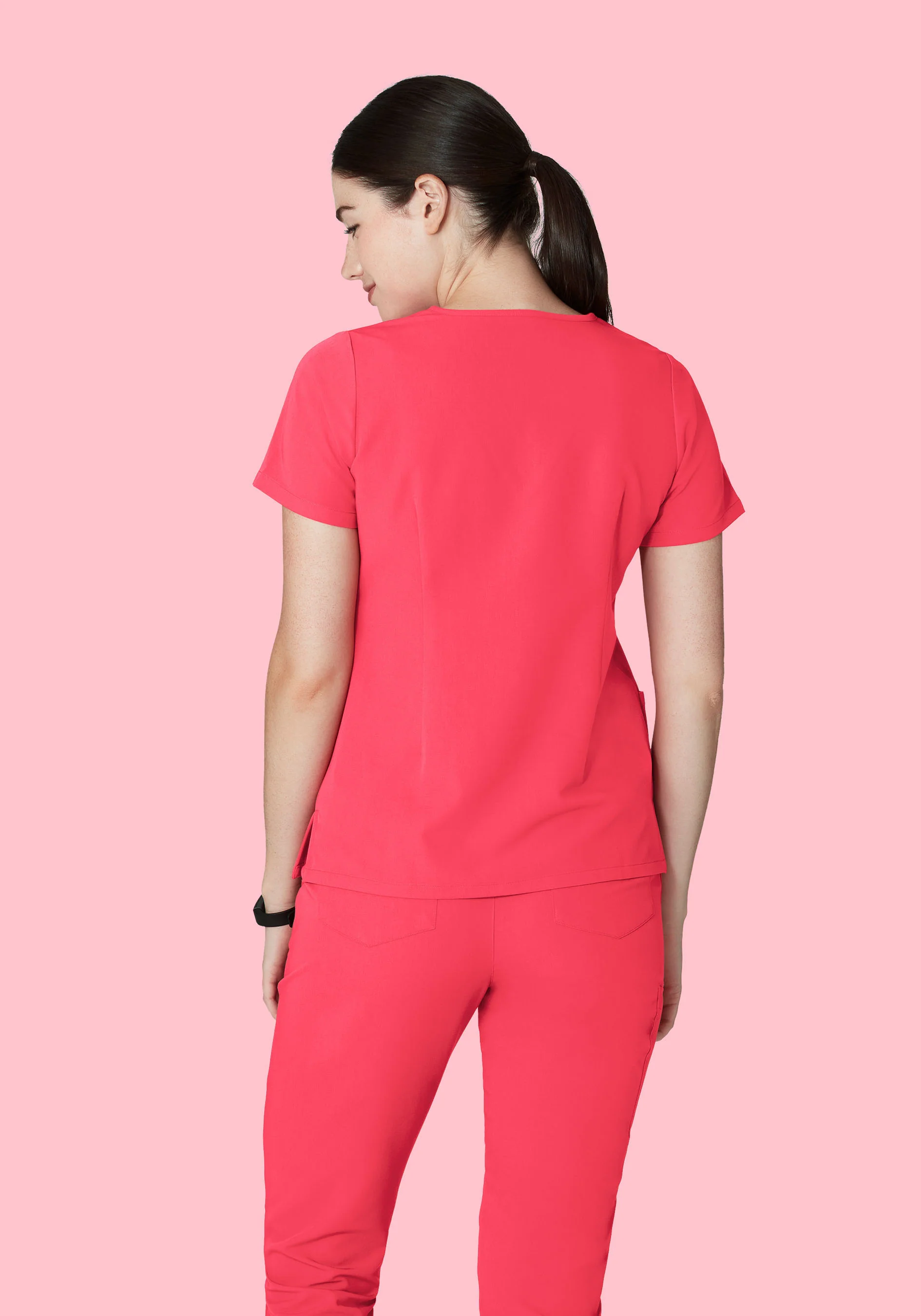 6 Pocket Top Paradise Pink - Image 4