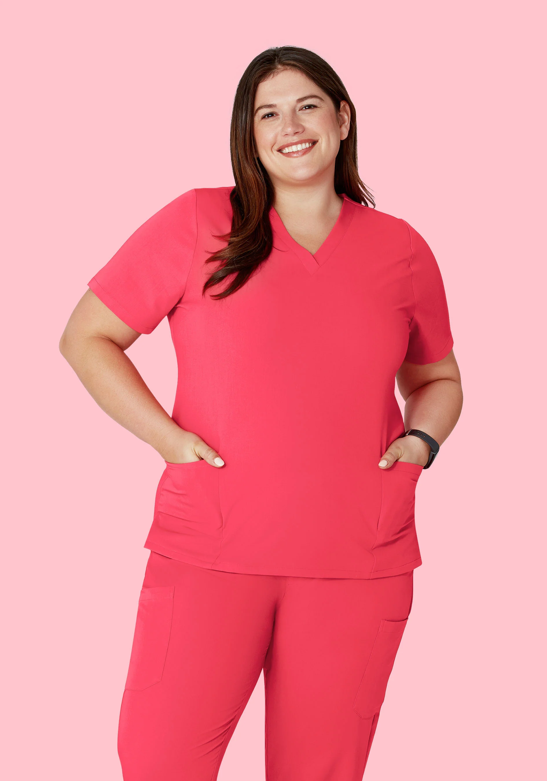 6 Pocket Top Paradise Pink - Image 5