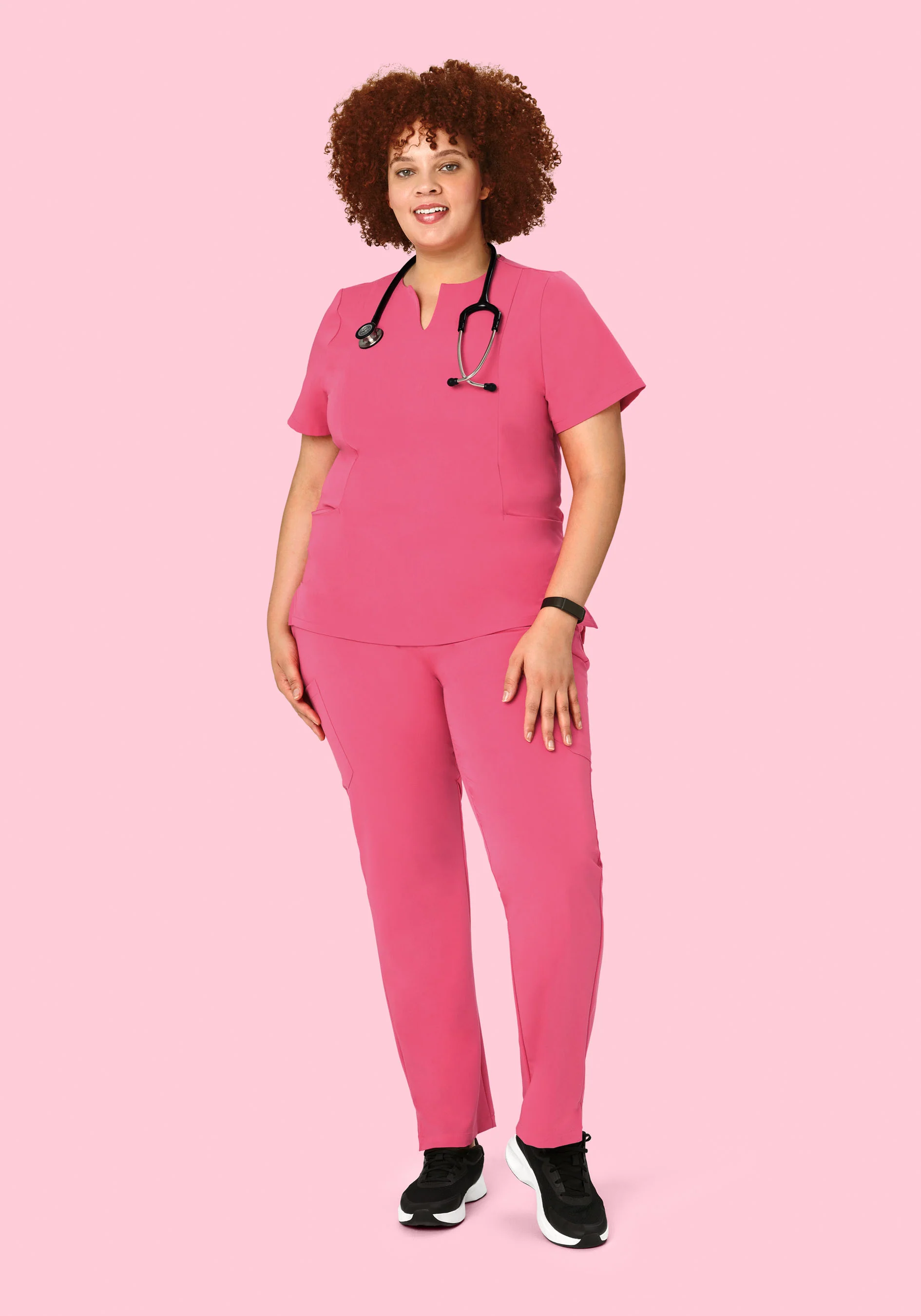 9 Pocket Cargo Pants Bubblegum - Image 8