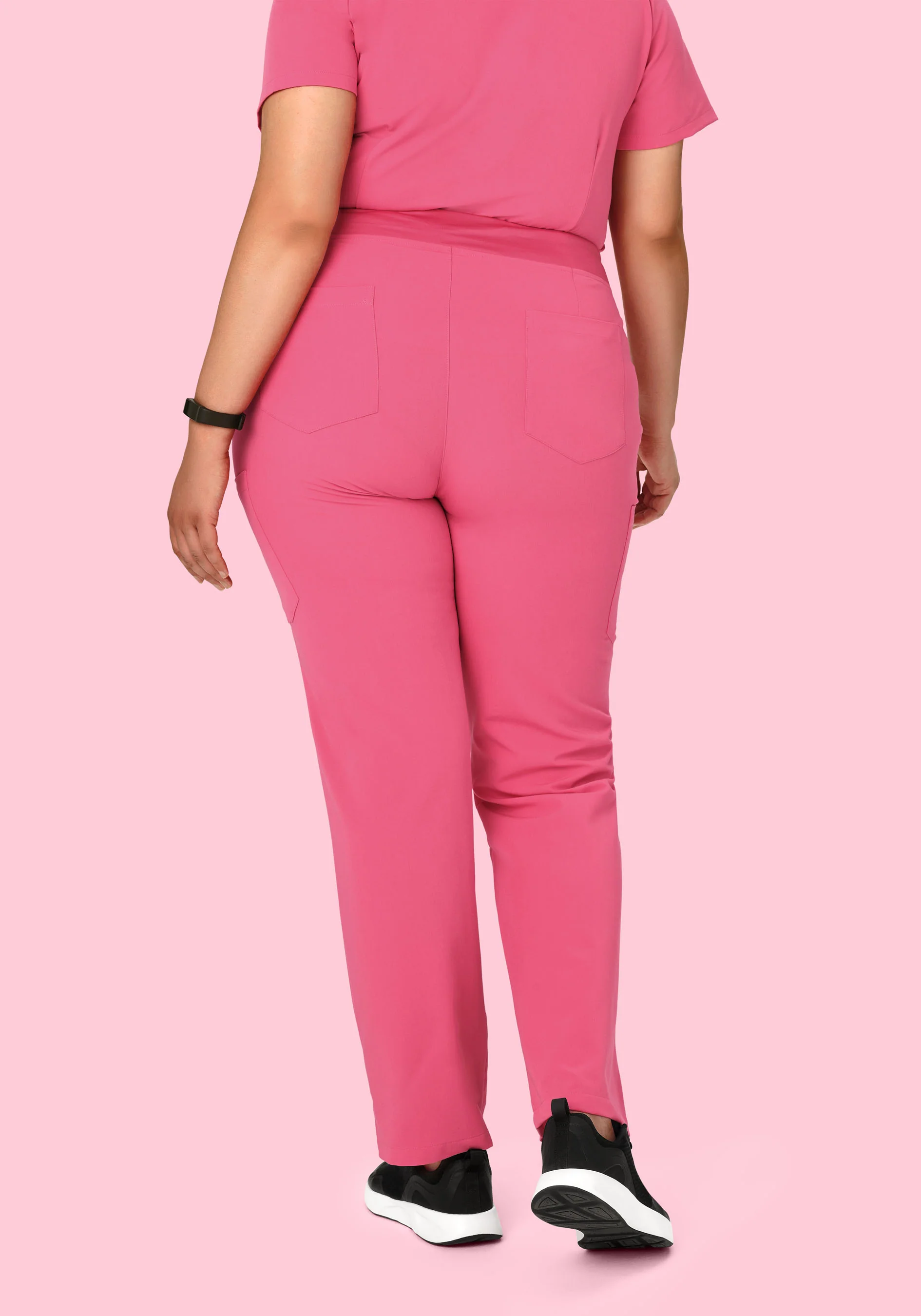 9 Pocket Cargo Pants Bubblegum - Image 9