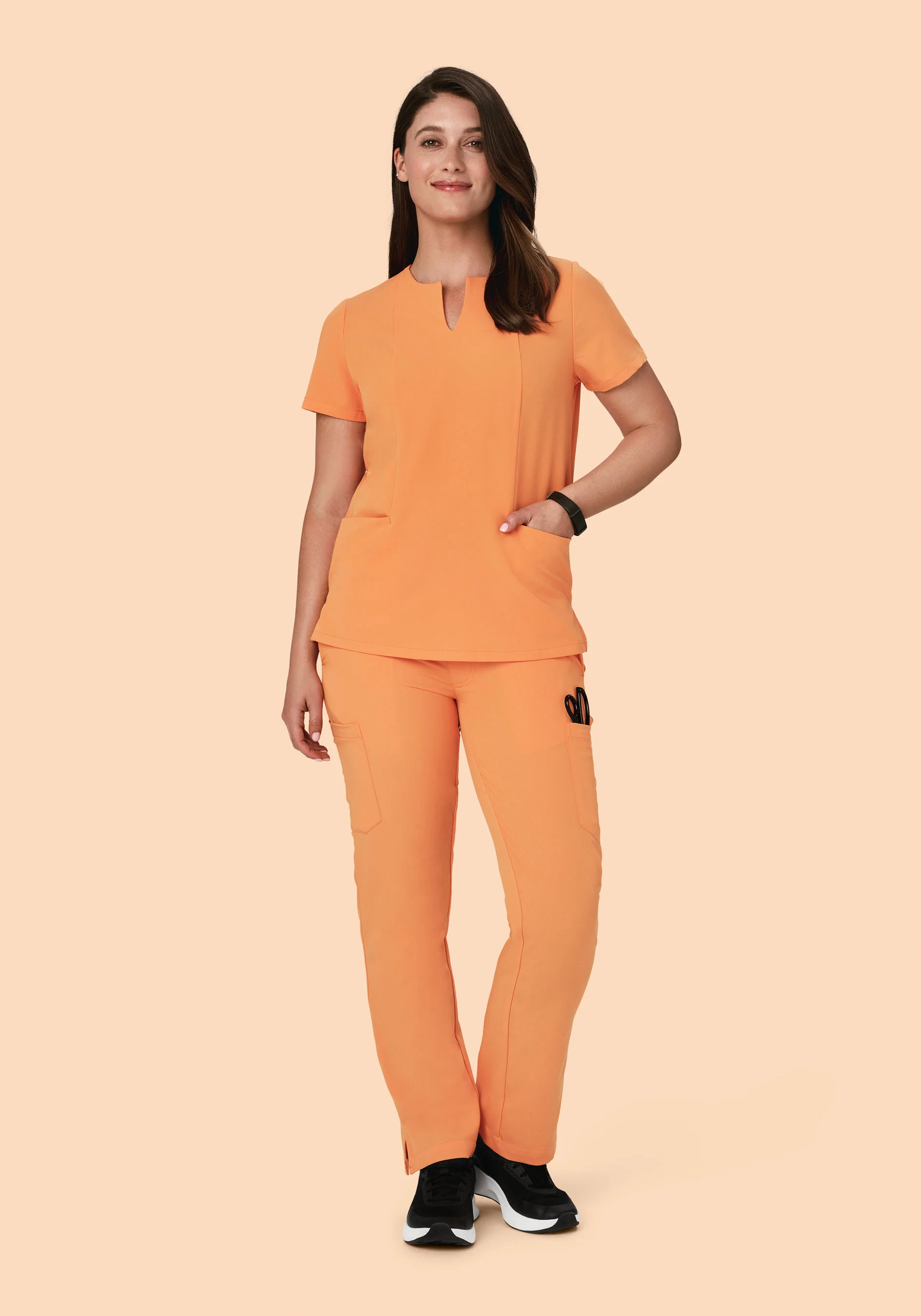 9 Pocket Cargo Pants Cantaloupe - Image 4