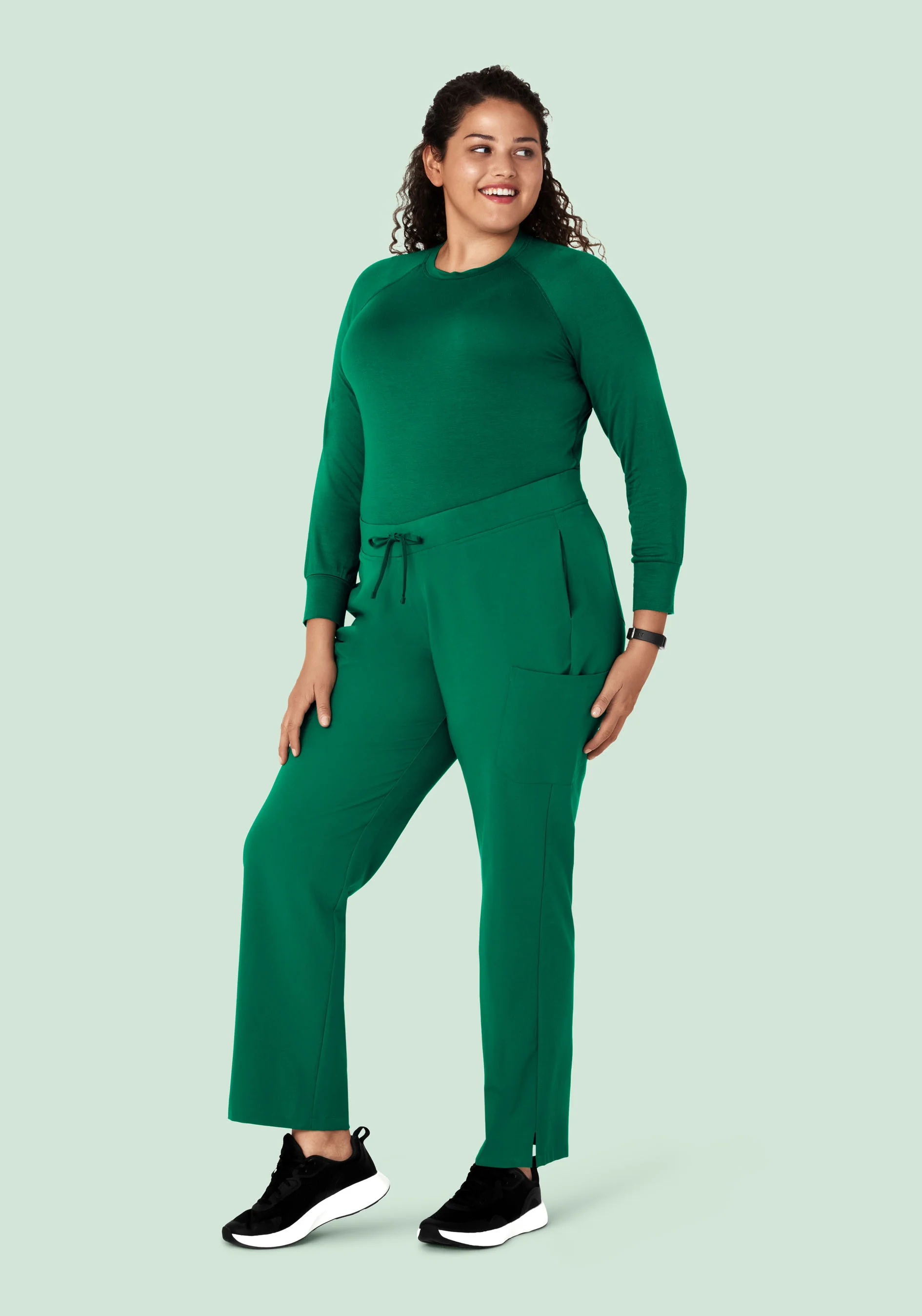 9 Pocket Cargo Pants Envy Green - Image 7