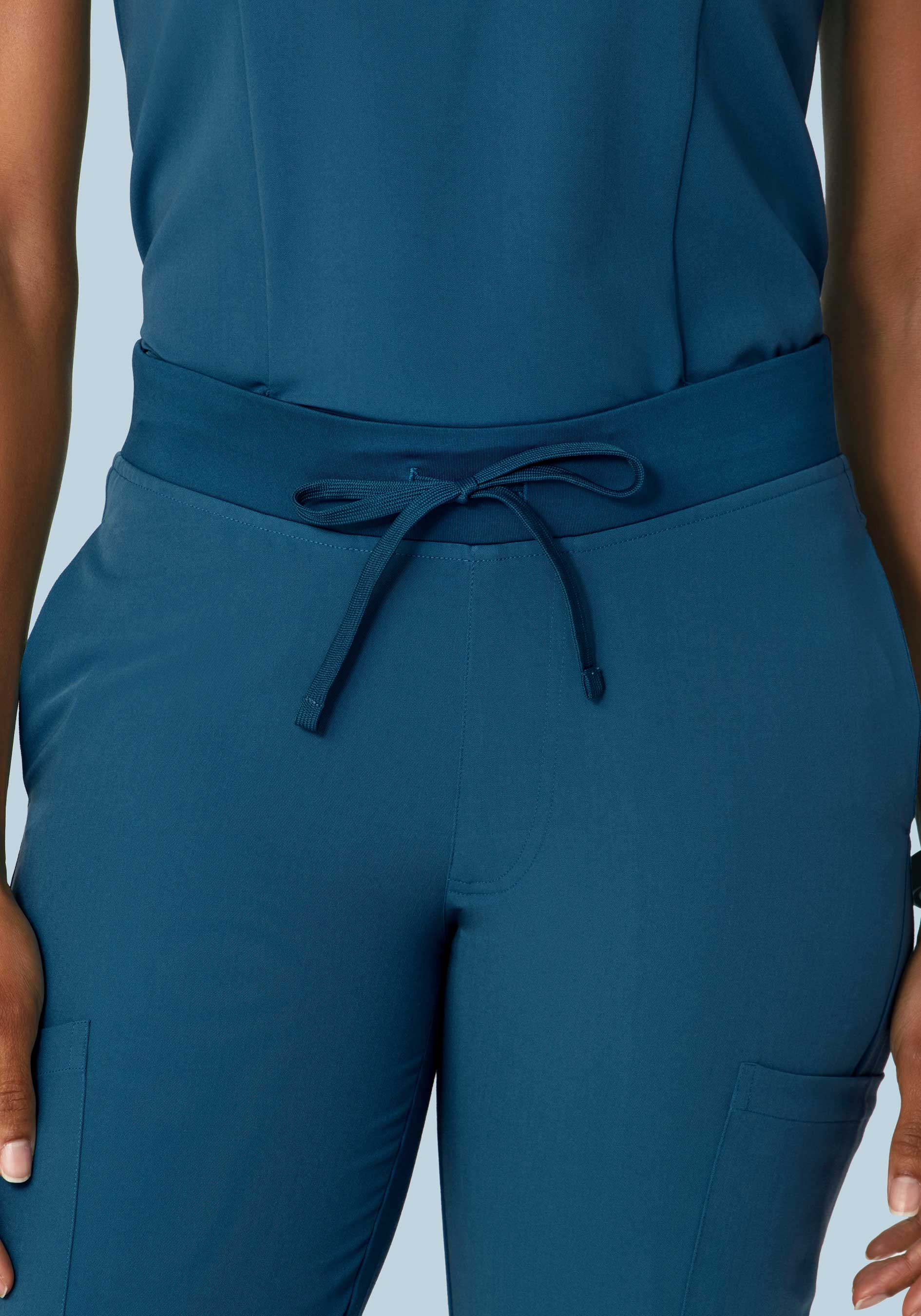 9 Pocket Cargo Pants Harbor Blue - Image 4