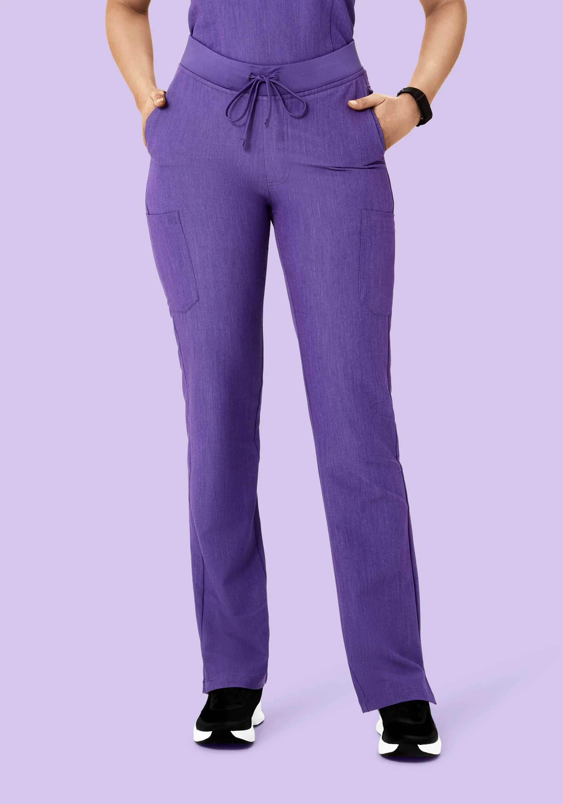 9 Pocket Cargo Pants Heather Grape