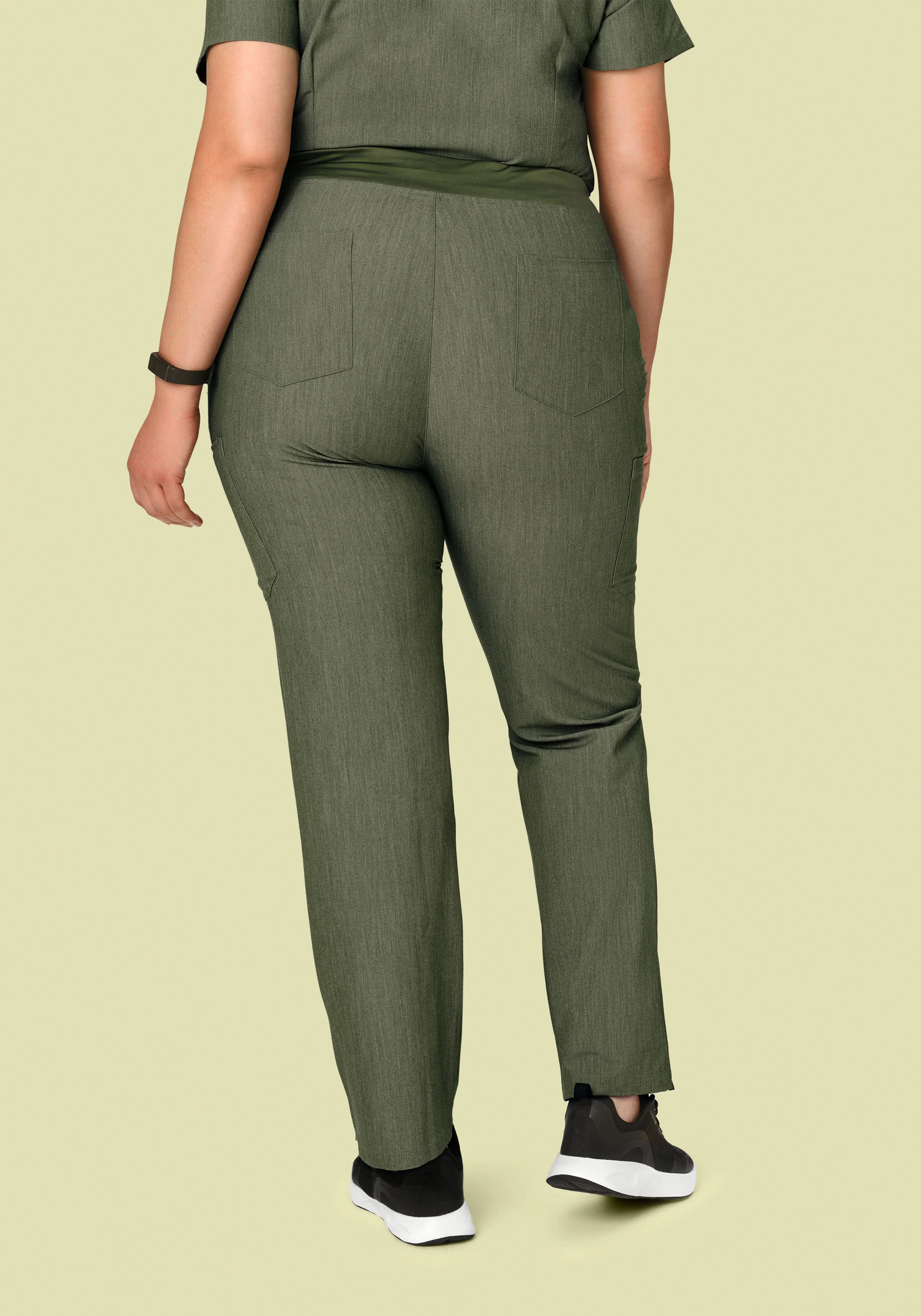 9 Pocket Cargo Pants Heather Olive - Image 10