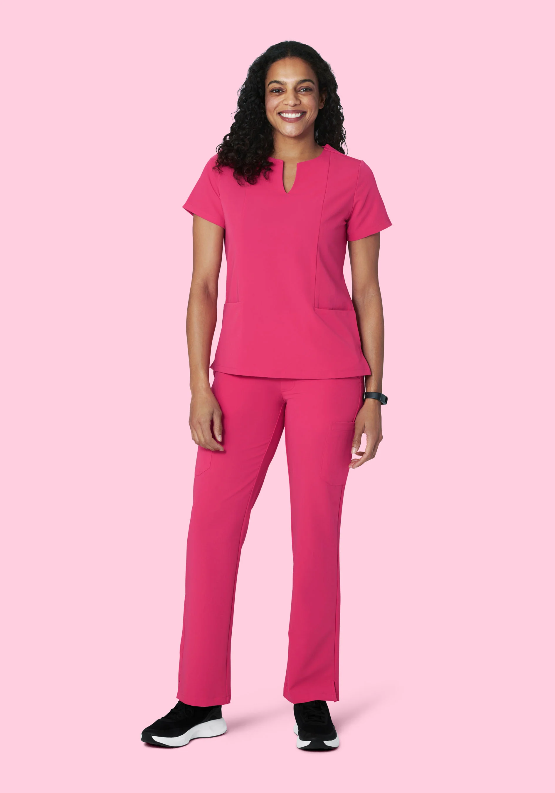 9 Pocket Cargo Pants Hot Pink - Image 4