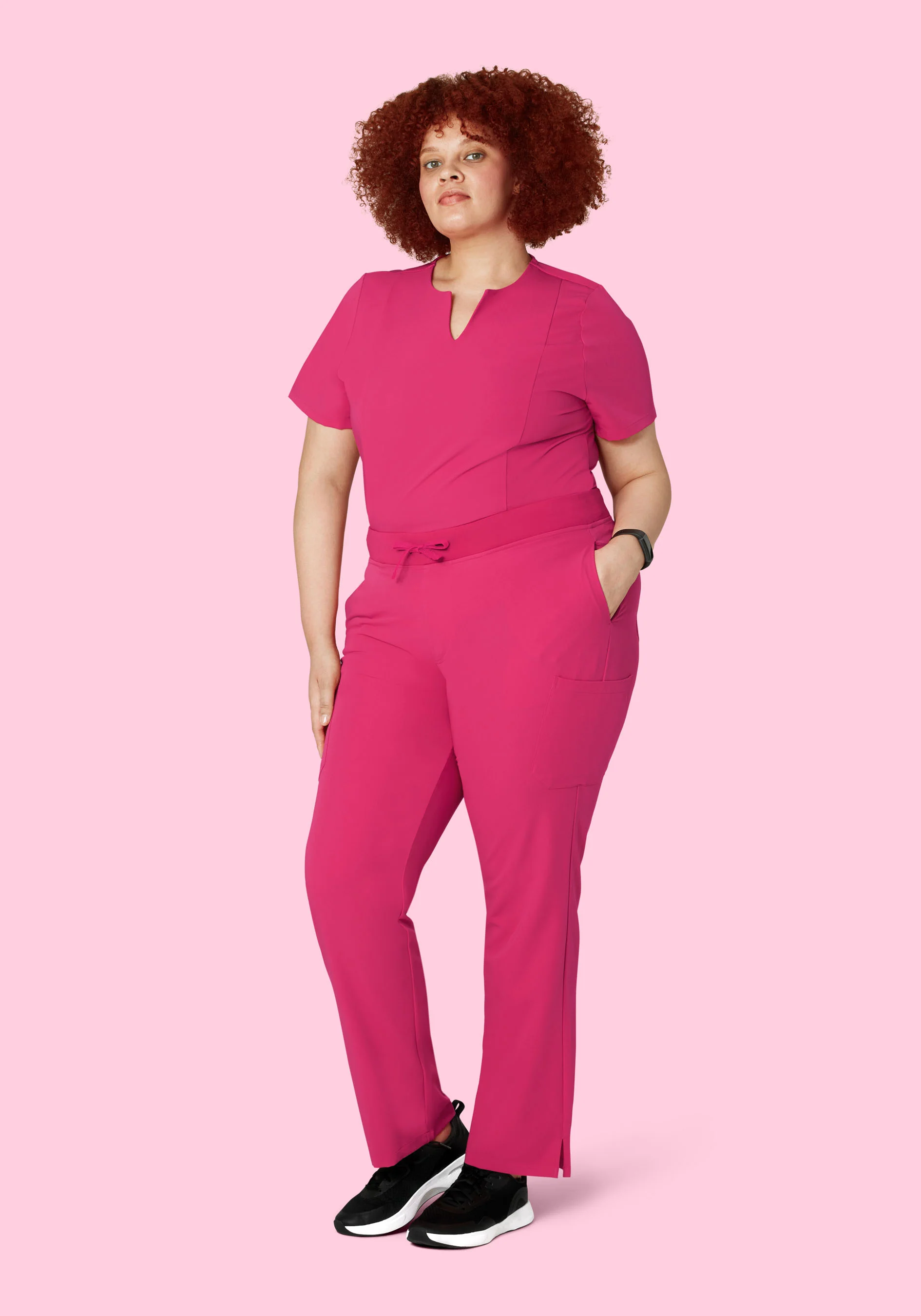 9 Pocket Cargo Pants Hot Pink - Image 6