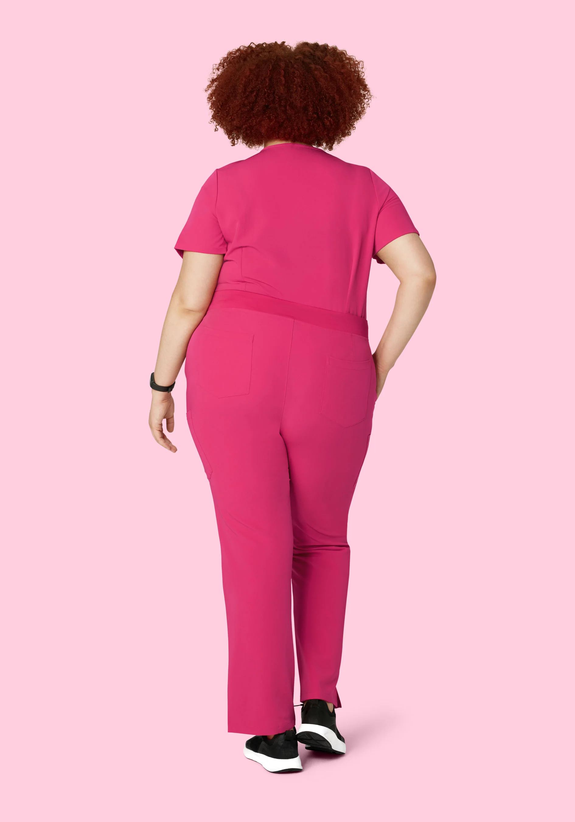 9 Pocket Cargo Pants Hot Pink - Image 9