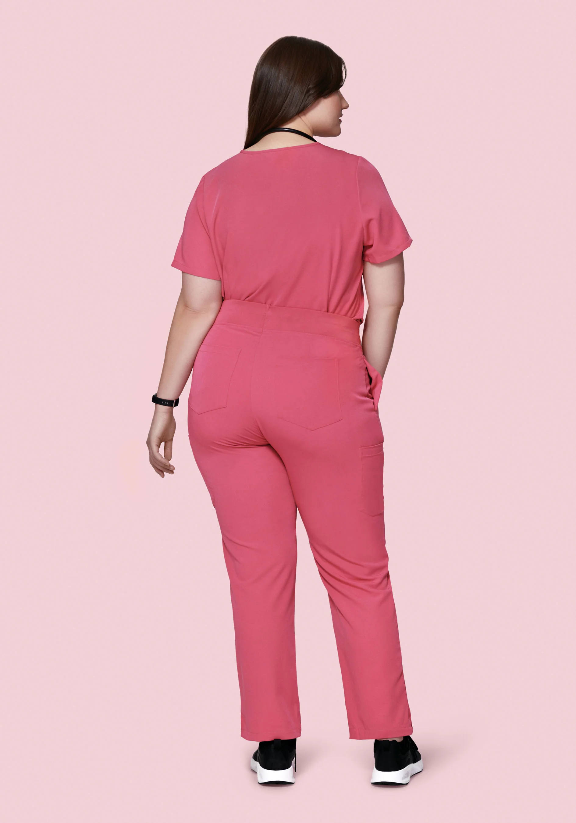 9 Pocket Cargo Pants Jaipur Pink - Image 10