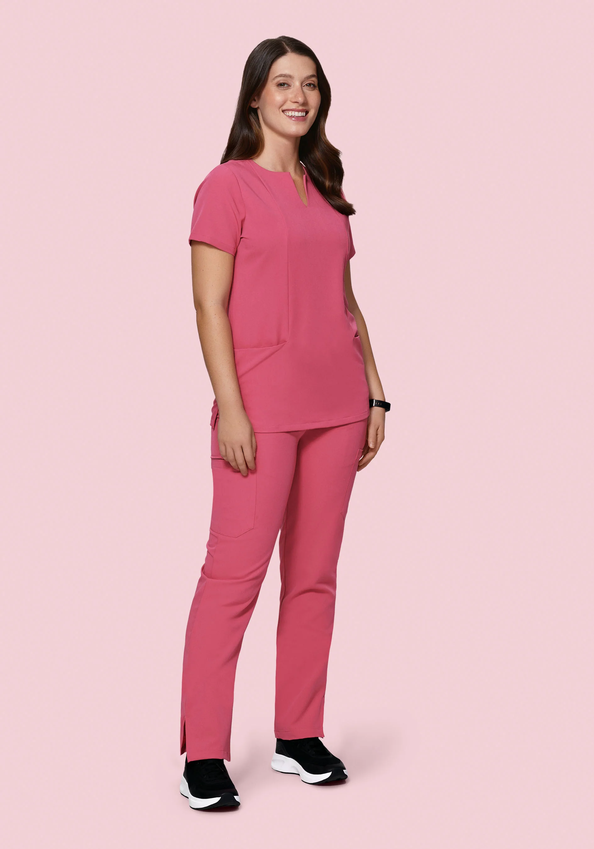 9 Pocket Cargo Pants Jaipur Pink - Image 4