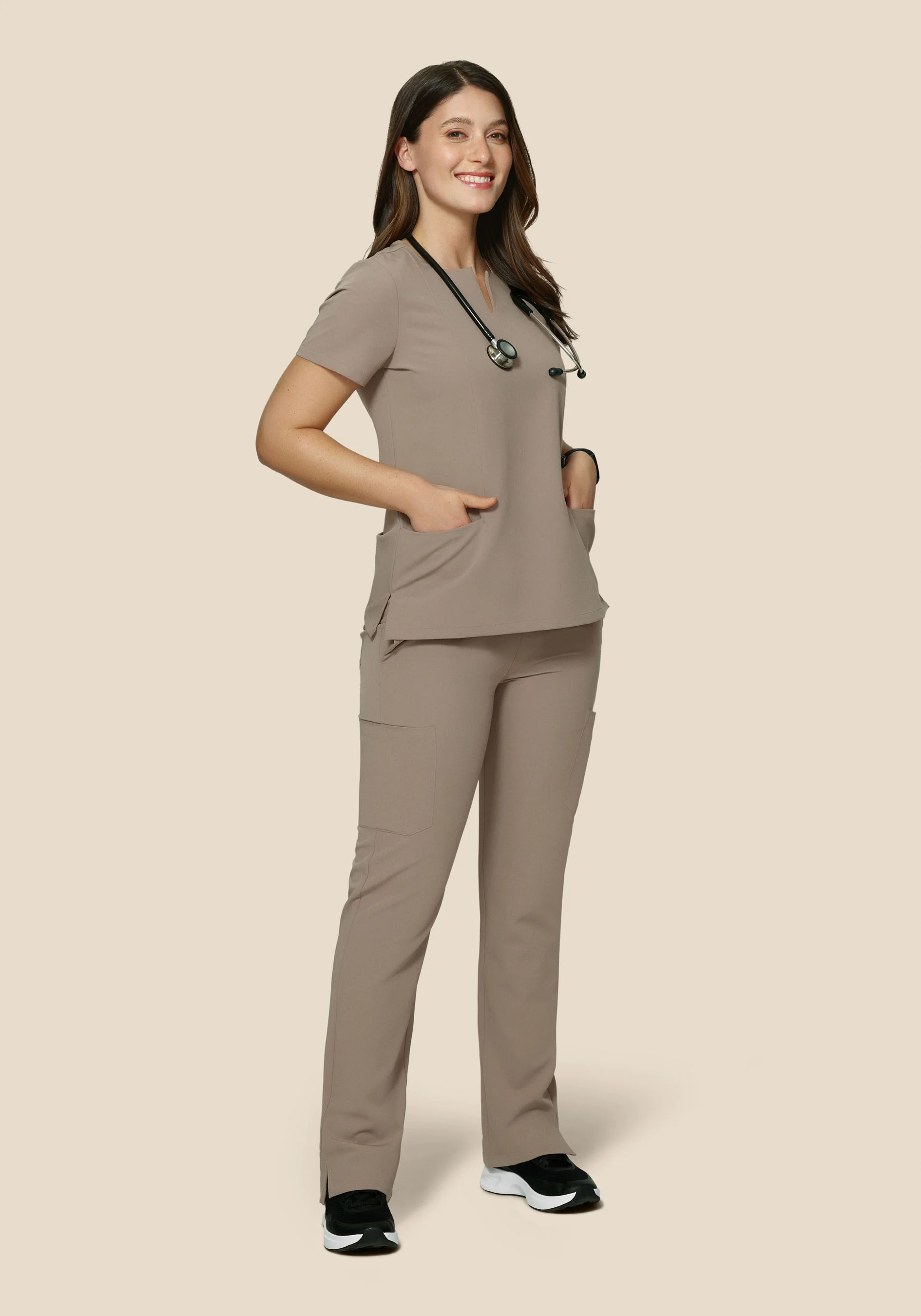 9 Pocket Cargo Pants Macchiato - Image 3
