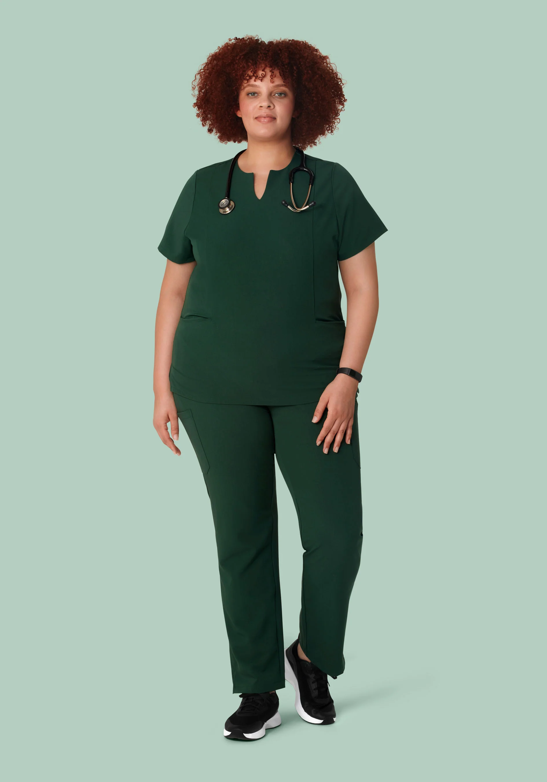 9 Pocket Cargo Pants Midnight Green - Image 6