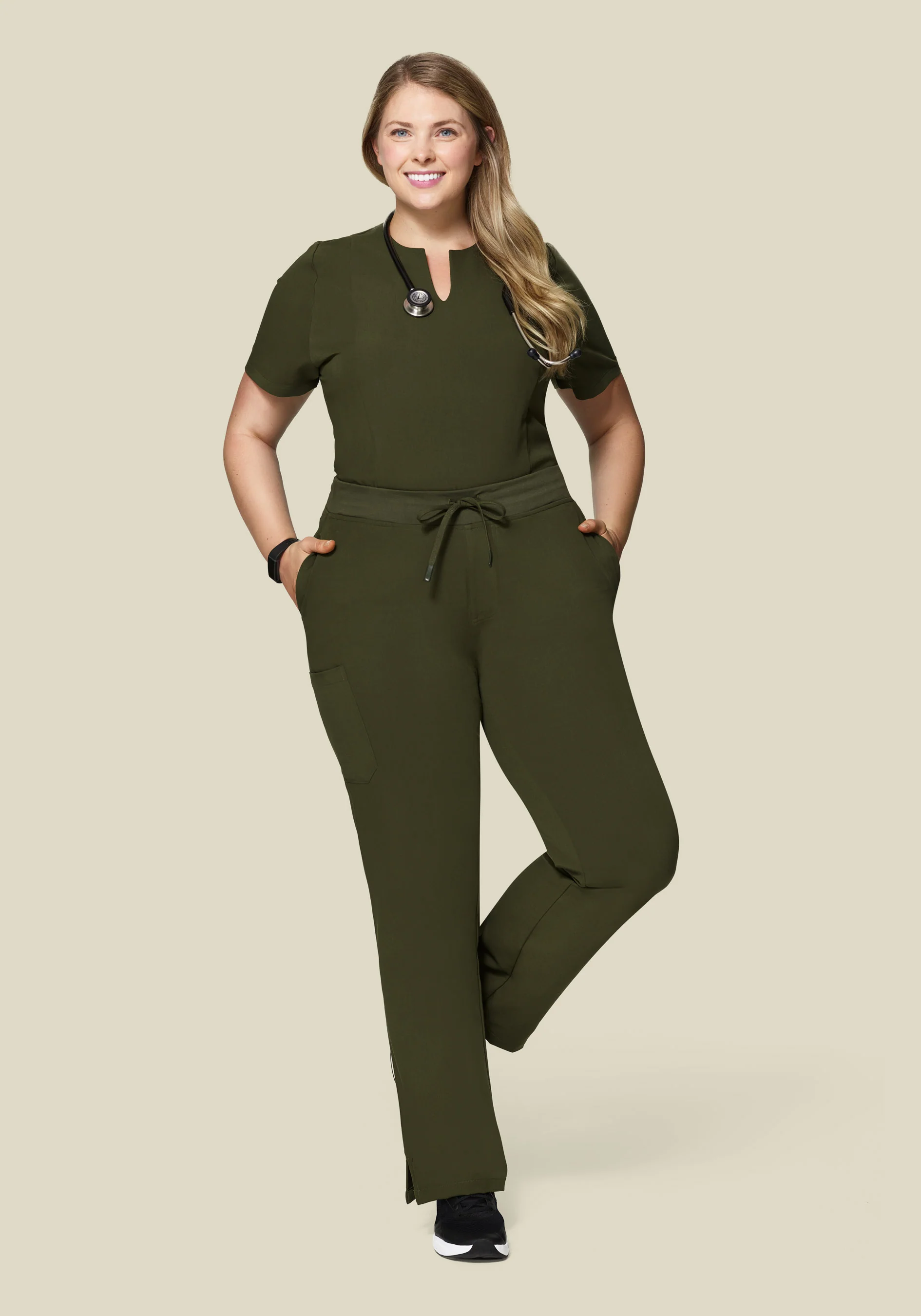 9 Pocket Cargo Pants Olive - Image 5