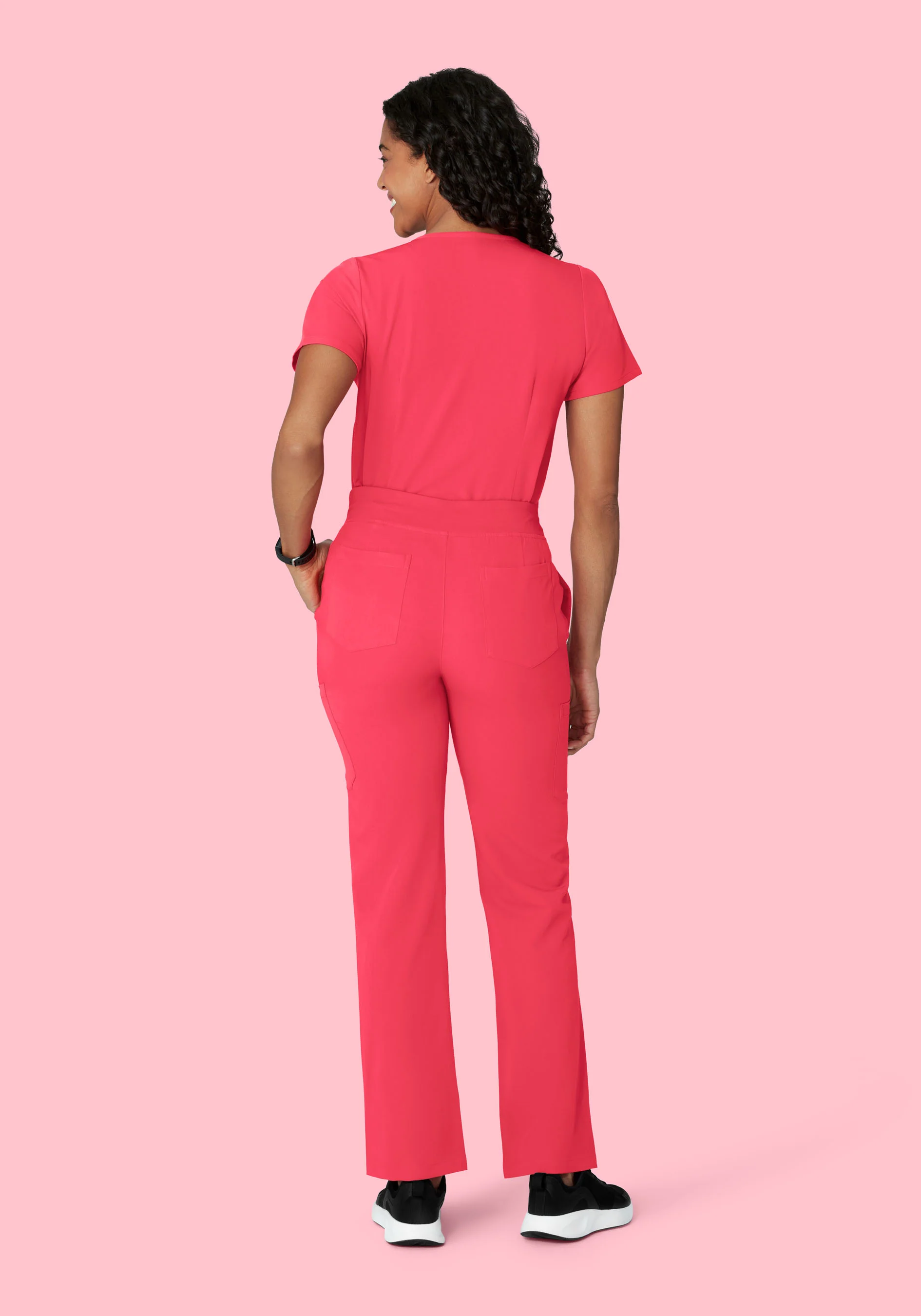 9 Pocket Cargo Pants Paradise Pink - Image 6